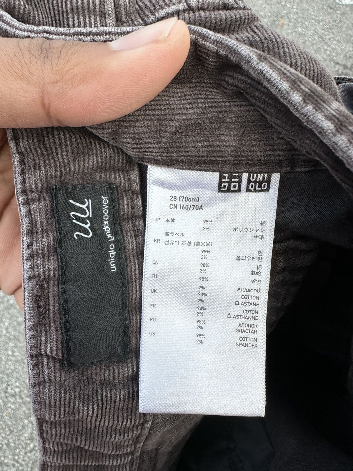 Undercover × Uniqlo 👹Uniqlo X Undercover Corduroy Skinny Pants Size US 28 / EU 44 - 11 Thumbnail