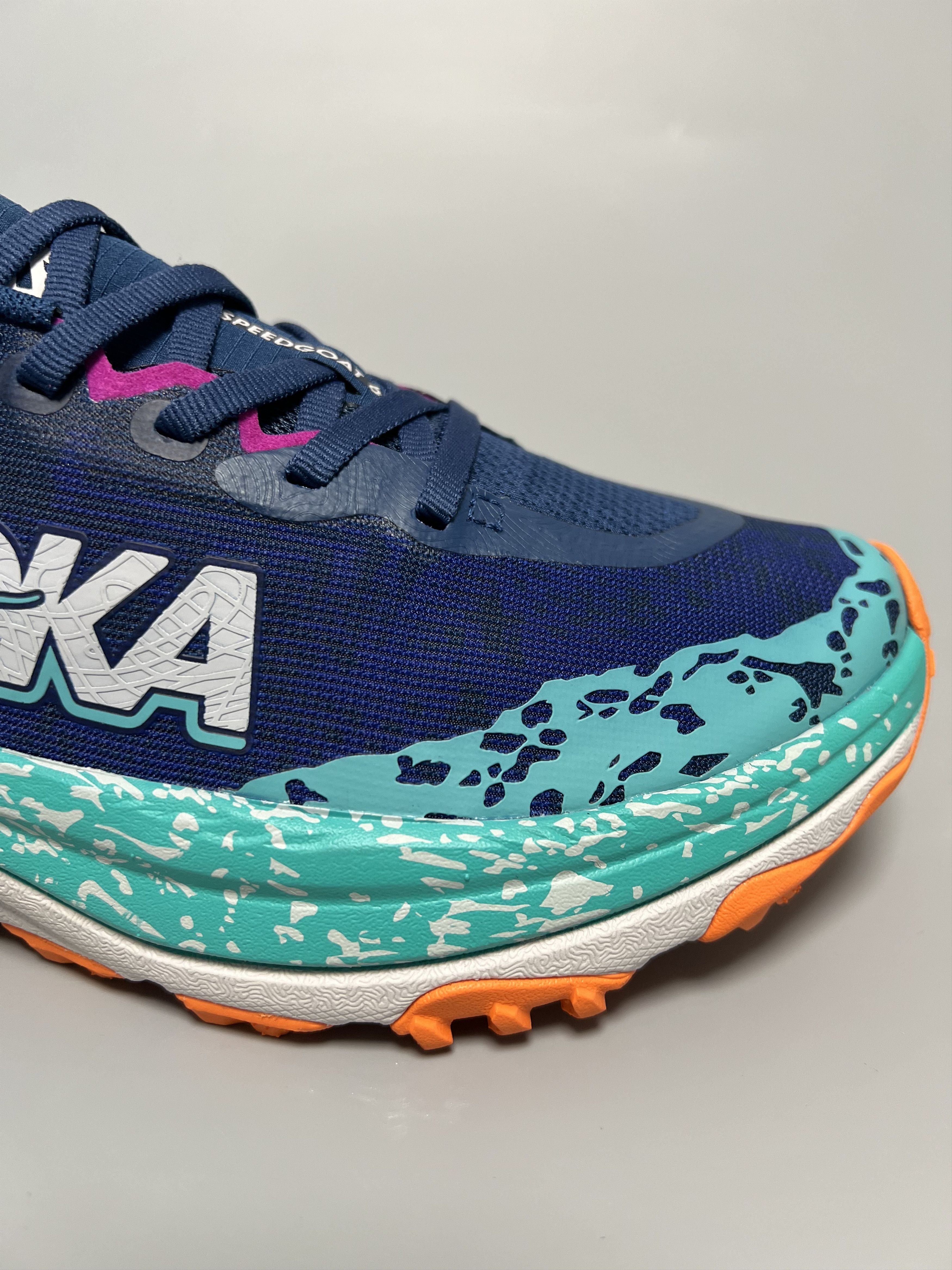 Hoka 8B Sample Hoka One One Speedgoat 6 Trail Running Shoes Size US 8 / IT 38 - 13 Thumbnail