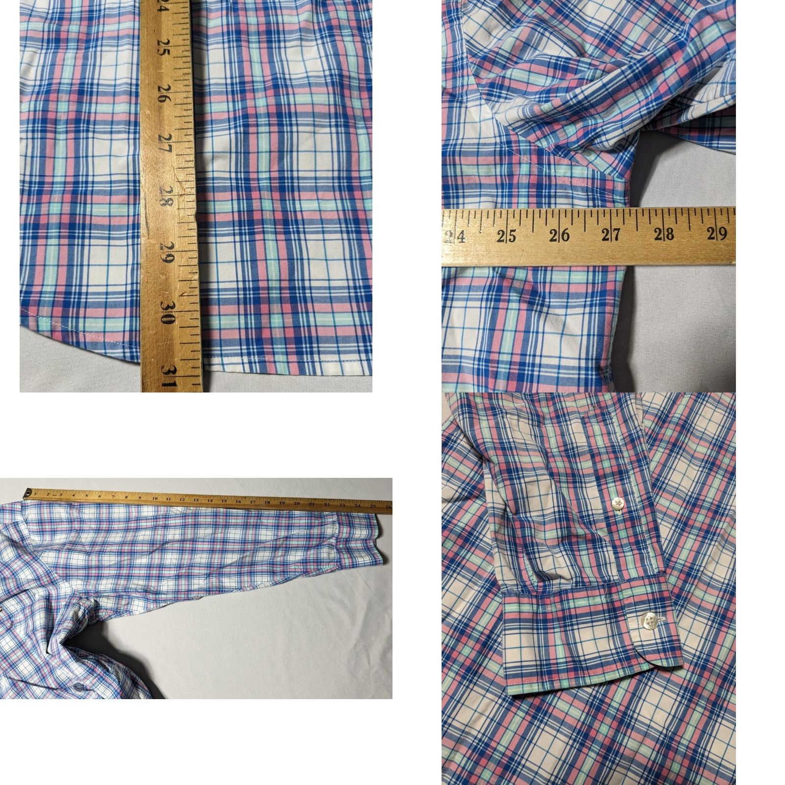 Vineyard Vines VINEYARD VINES Classic Fit Tucker Shirt Men 2XL Pink Plaid Cotton Button-Up Long Sleeve 100% Cotton Shirt Size US XXL / EU 58 / 5 - 9 Thumbnail