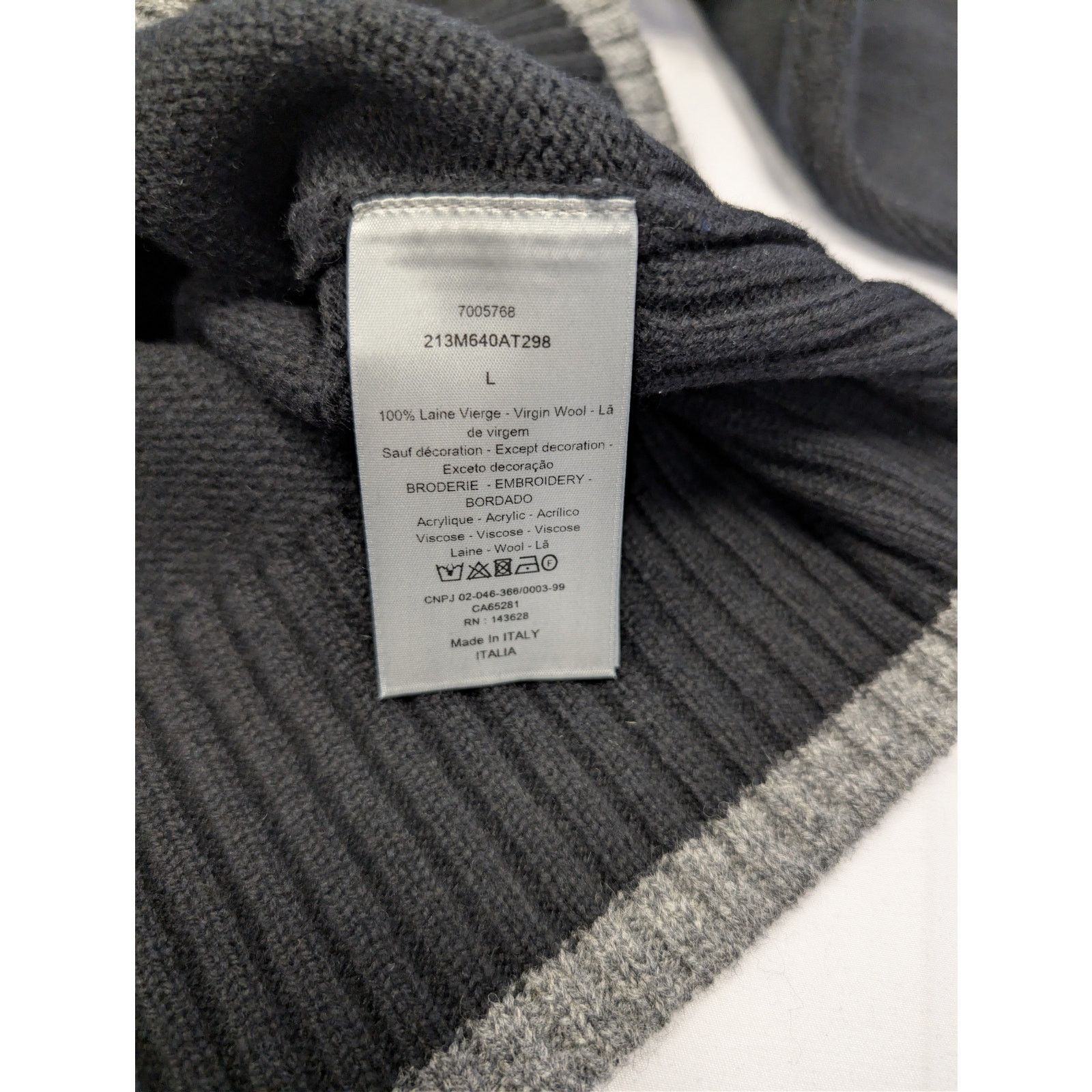 Dior o1rshd1 Atelier Paris Avenue Montaigne sweater Knitwear Size US L / EU 52-54 / 3 - 18 Thumbnail