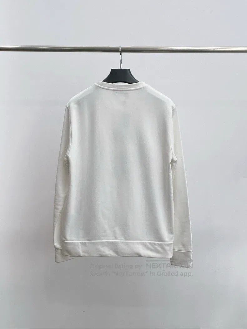Fendi Fendi White Logo Embroidered Sweatshirt Size L / US 10 / IT 46 - 2 Thumbnail
