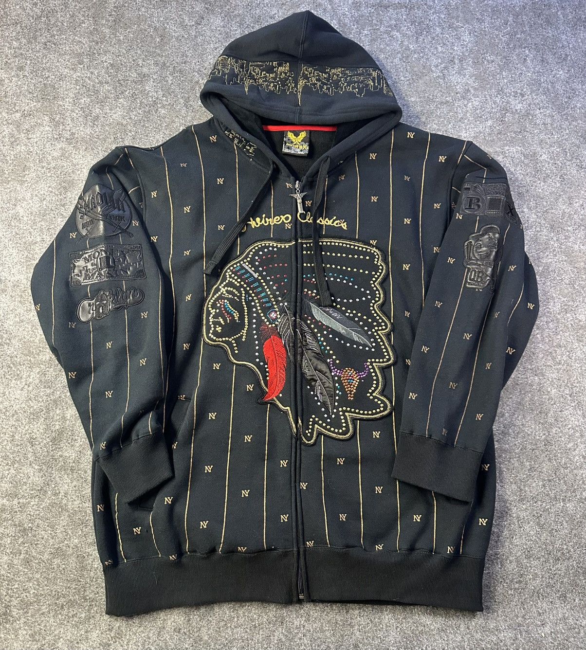 Avirex Super RARE Avirex sweater size Xl AOP Indian Head New York Size US XL / EU 56 / 4 - 1 Thumbnail
