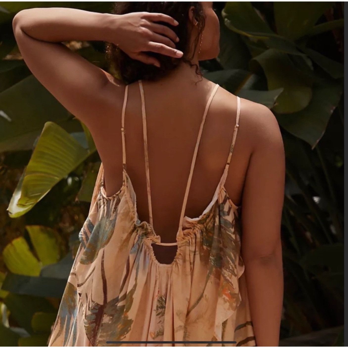 Anthropologie Anthropologie Strappy Sheer Midi Cover-Up Dress Size XXS / US 00 / IT 34 - 3 Thumbnail