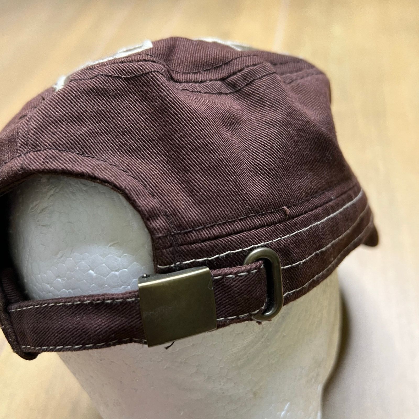 Vintage Y2K Leader Original Womens Brown Crown Rhinestone Cap Size ONE SIZE - 7 Thumbnail