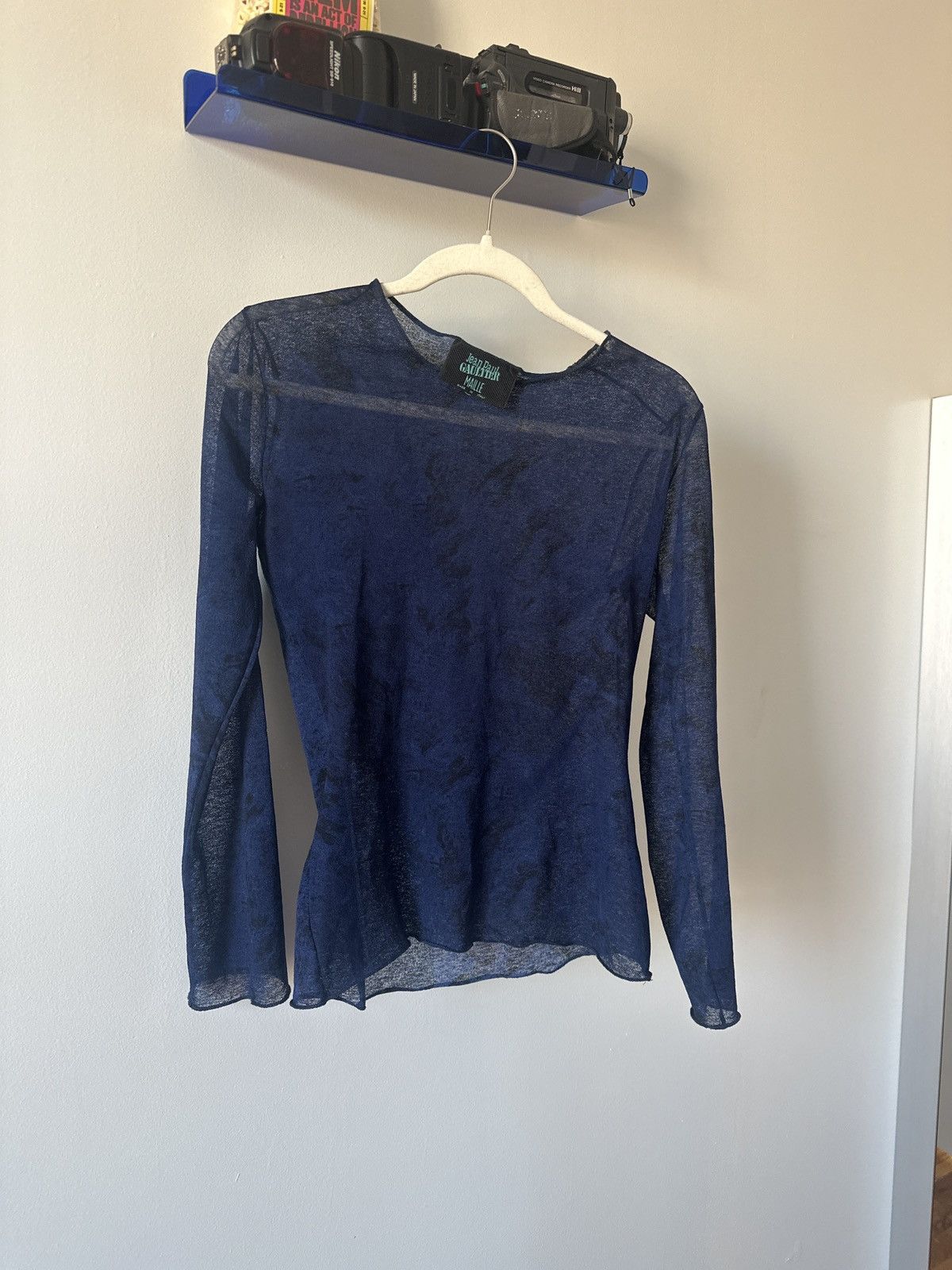 Jean Paul Gaultier Jean Paul Gaultier Maille Femme printed mesh top. Size S / US 4 / IT 40 - 1 Thumbnail