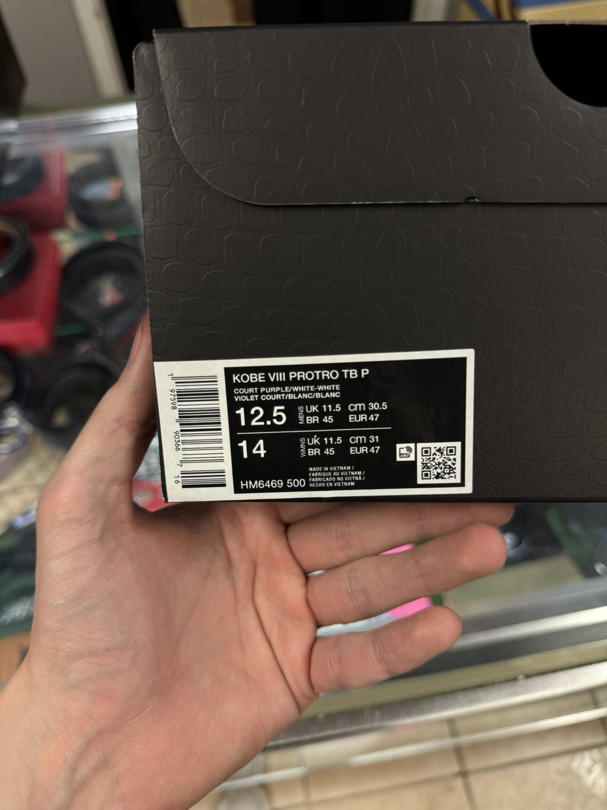 Nike Kobe VIII 8 Protro TB Promo Purple Size 12.5 HM6469-500 PE Size US 13 / EU 46 - 17 Thumbnail
