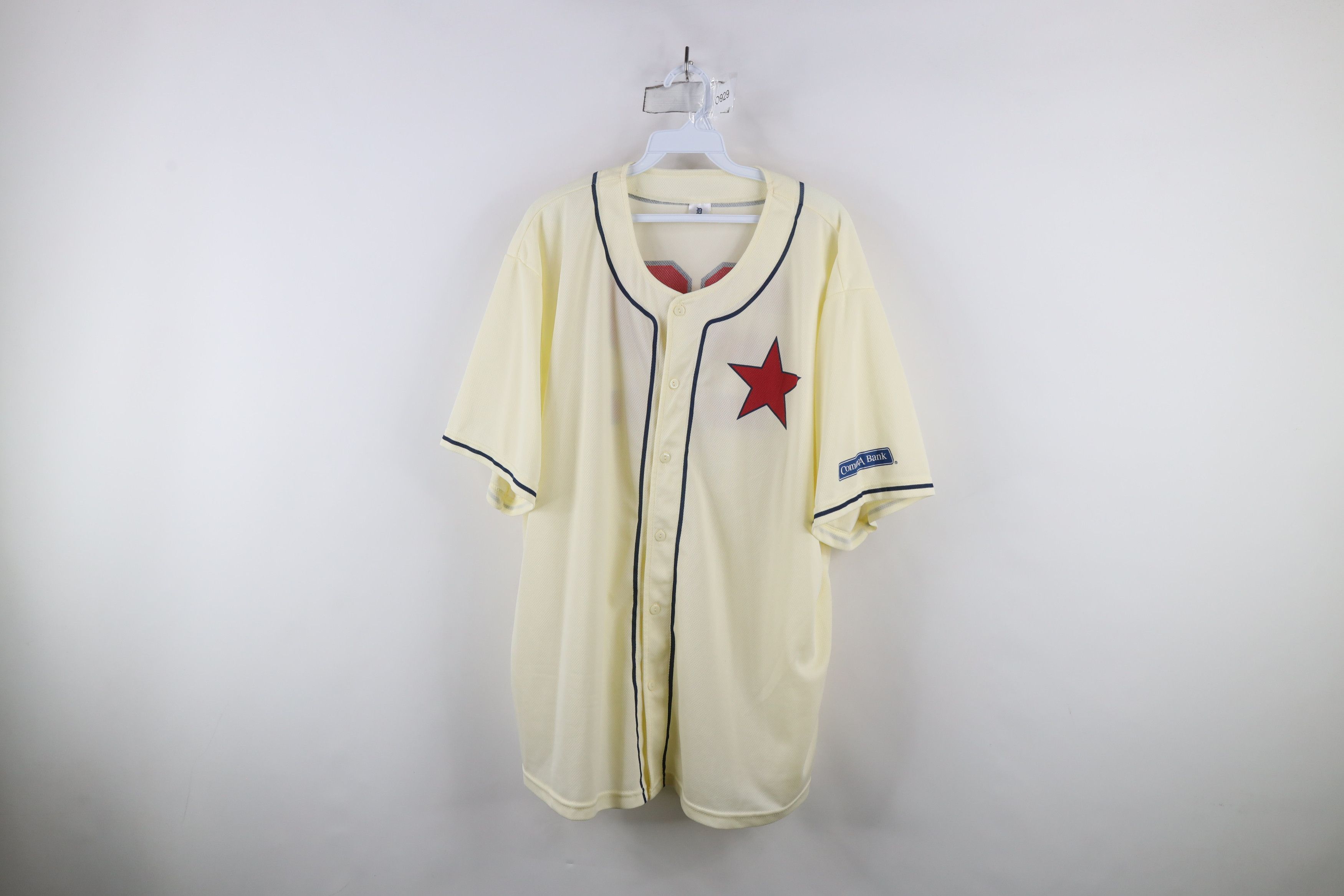 Vintage Y2K Negro League Detroit Stars Baseball Jersey Cream