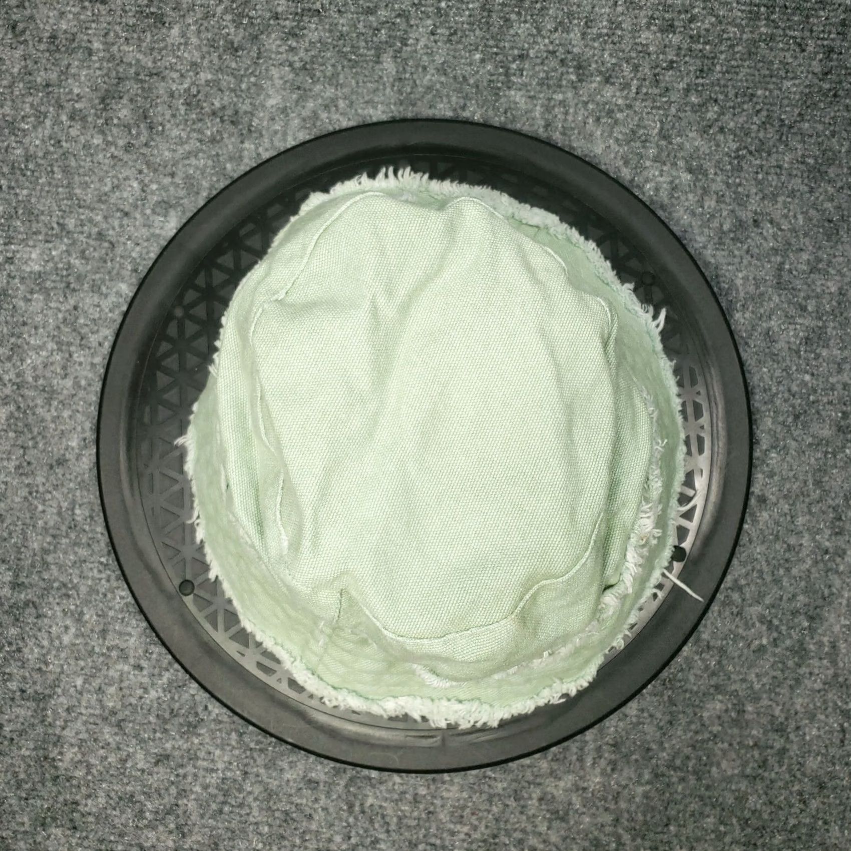 Steve Madden Steve Madden Bucket Hat Womens One Size Green Fringe Trim Lined Casual Size ONE SIZE - 7 Thumbnail