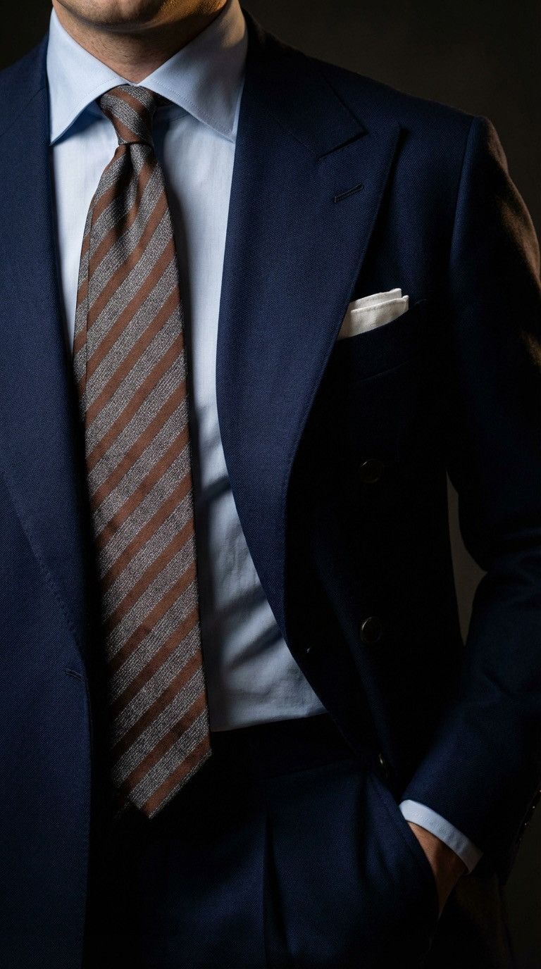 Dolce & Gabbana Dolce & Gabbana 100% silk Tie Gray Brown Necktie for Men Top Size ONE SIZE - 2 Thumbnail