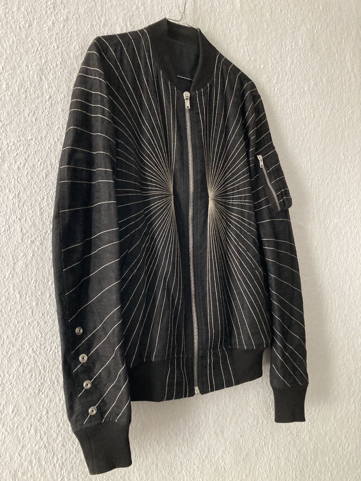 Rick Owens S/S 17 "WALRUS" Radiance Embroidered Bomber Jacket 48/M Size US M / EU 48-50 / 2 - 7 Thumbnail