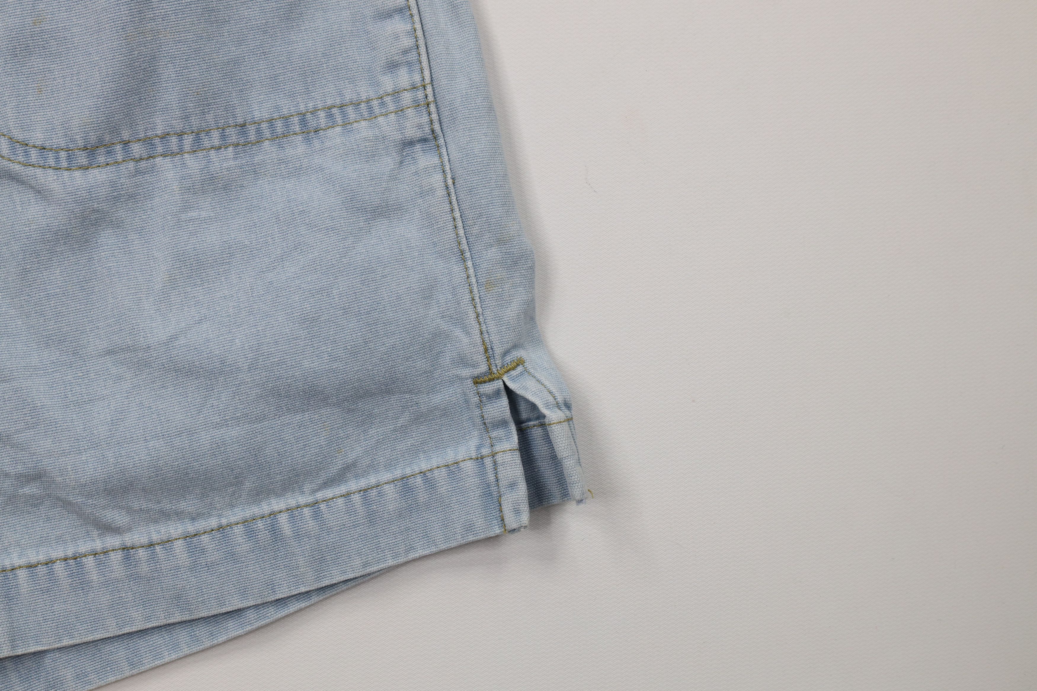 Vintage Vintage 90s Streetwear Stonewash Denim Shorts Blue Cotton Size 32" / US 10 / IT 46 - 5 Thumbnail