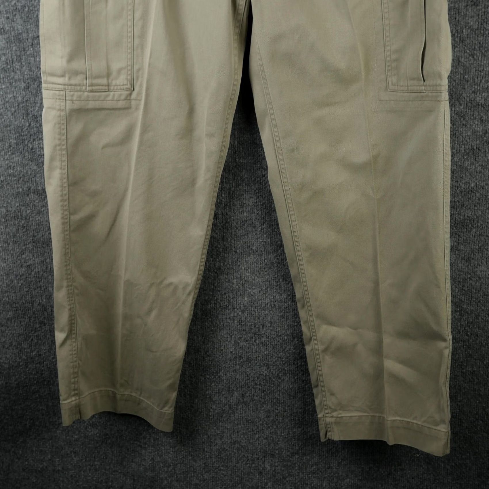 Polo Ralph Lauren VINTAGE Polo Ralph Lauren Pants Mens 34x31 Beige Cargo Canvas Utility Workwear Loose Size US 34 / EU 50 - 3 Thumbnail