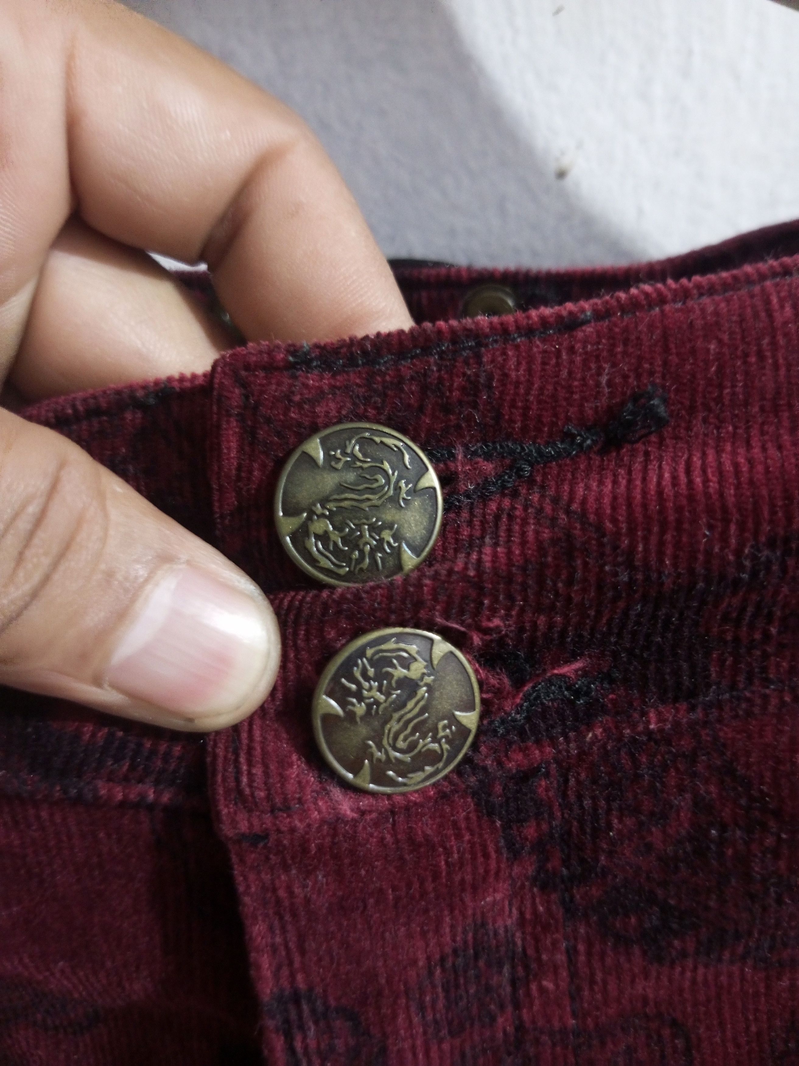 20471120 Vintage hikozoh ozz on bondage corduroy punk short Size US 29 - 11 Thumbnail
