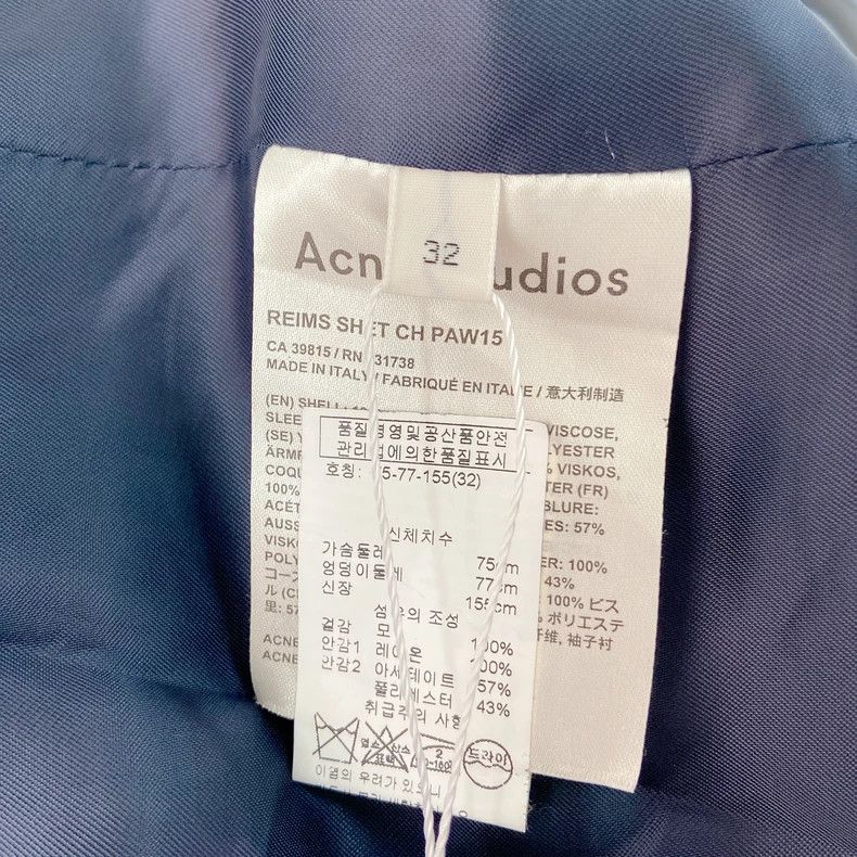 Acne Studios acne studios size:32 plaid jacket Size XXS / US 00 / IT 34 - 8 Thumbnail
