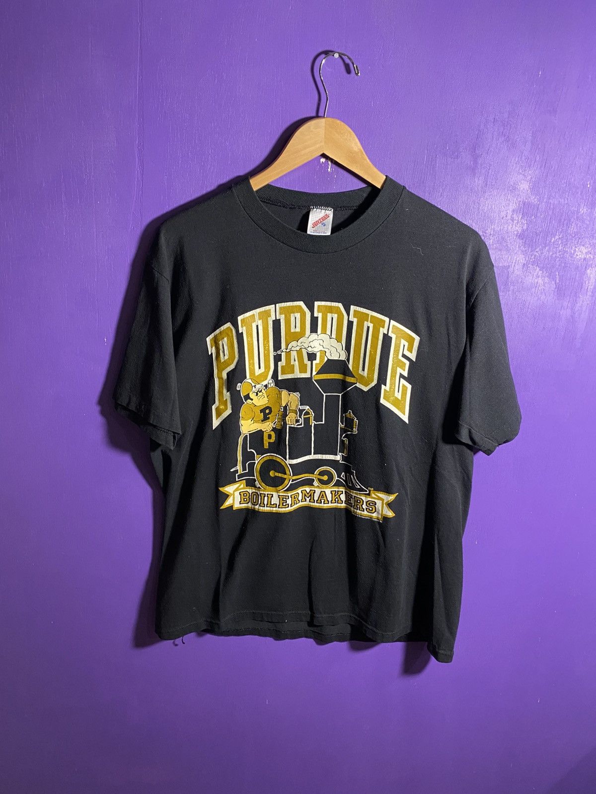 Other Vintage 1989 Purdue Boilermakers mascot logo tee Size US L / EU 52-54 / 3 - 1 Thumbnail