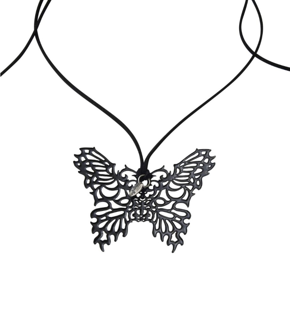 Hysteric Glamour Hysteric Glamour Skull butterfly choker Size ONE SIZE - 4 Thumbnail