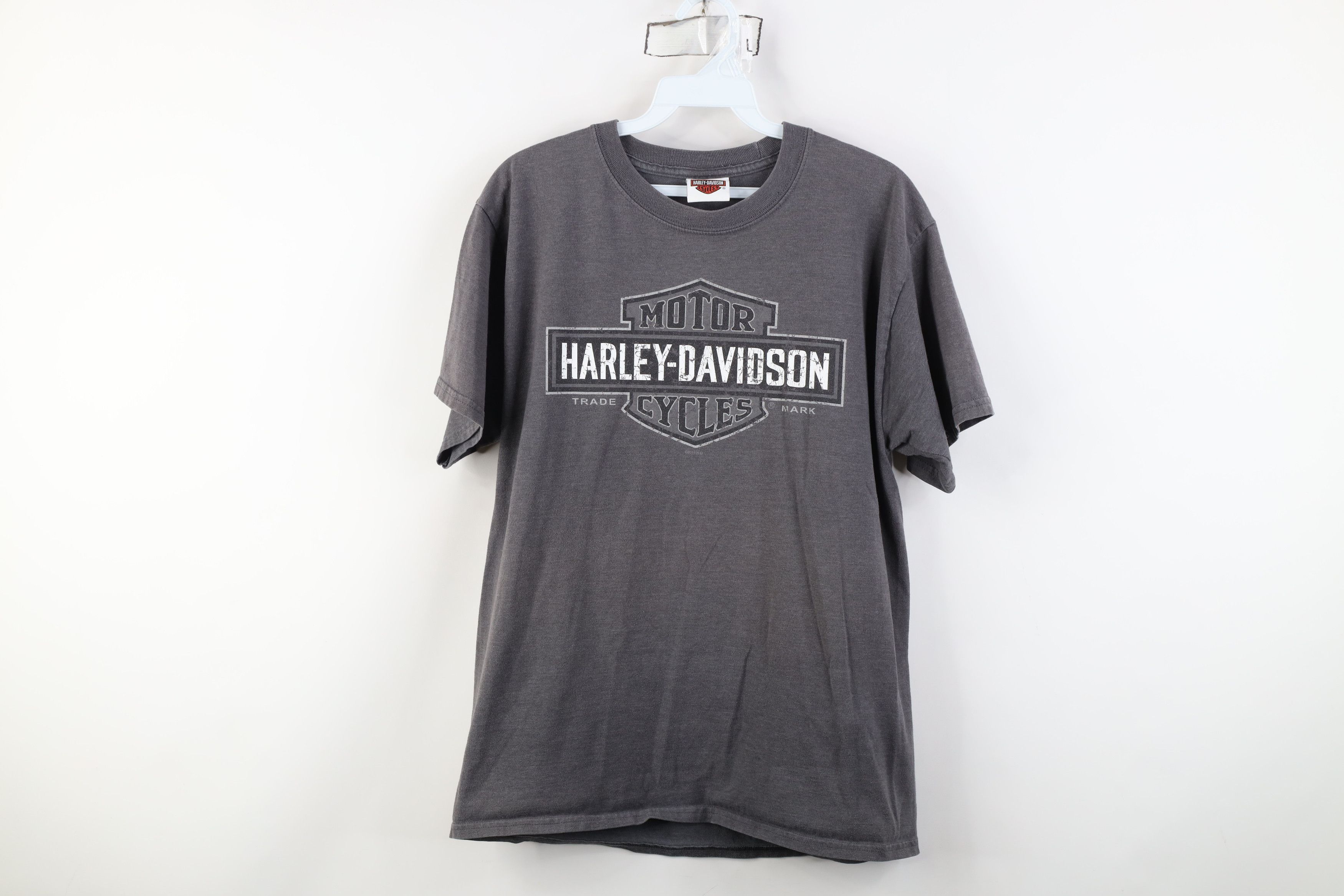 Harley Davidson Vintage Y2K Harley Davidson Spell Out Big Logo T-Shirt Gray Size US M / EU 48-50 / 2 - 1 Thumbnail