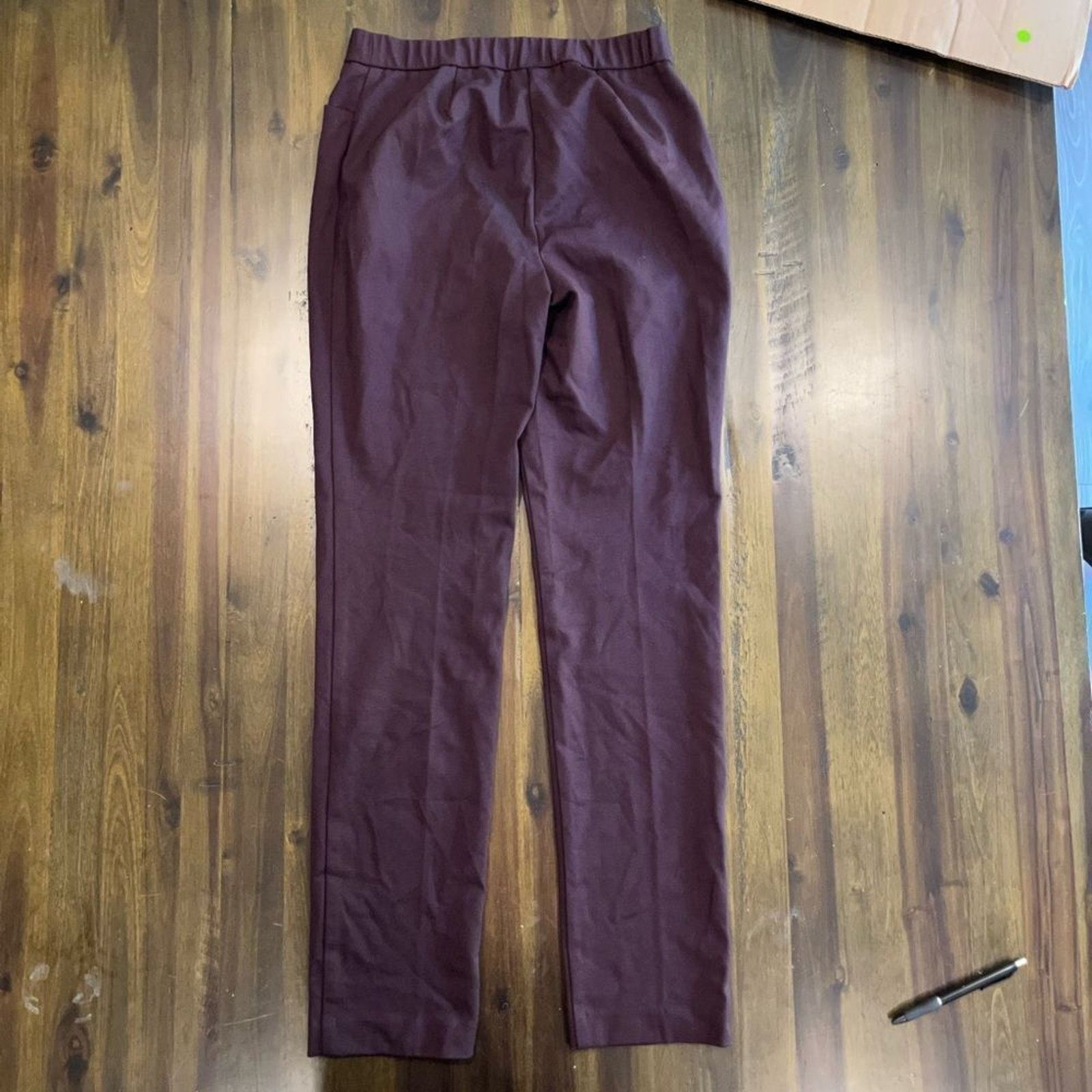 Vintage J. Jill Essential Ponte Slim-Leg Pants Plum - Size XS Size 24" / US 00 / IT 34 - 9 Thumbnail