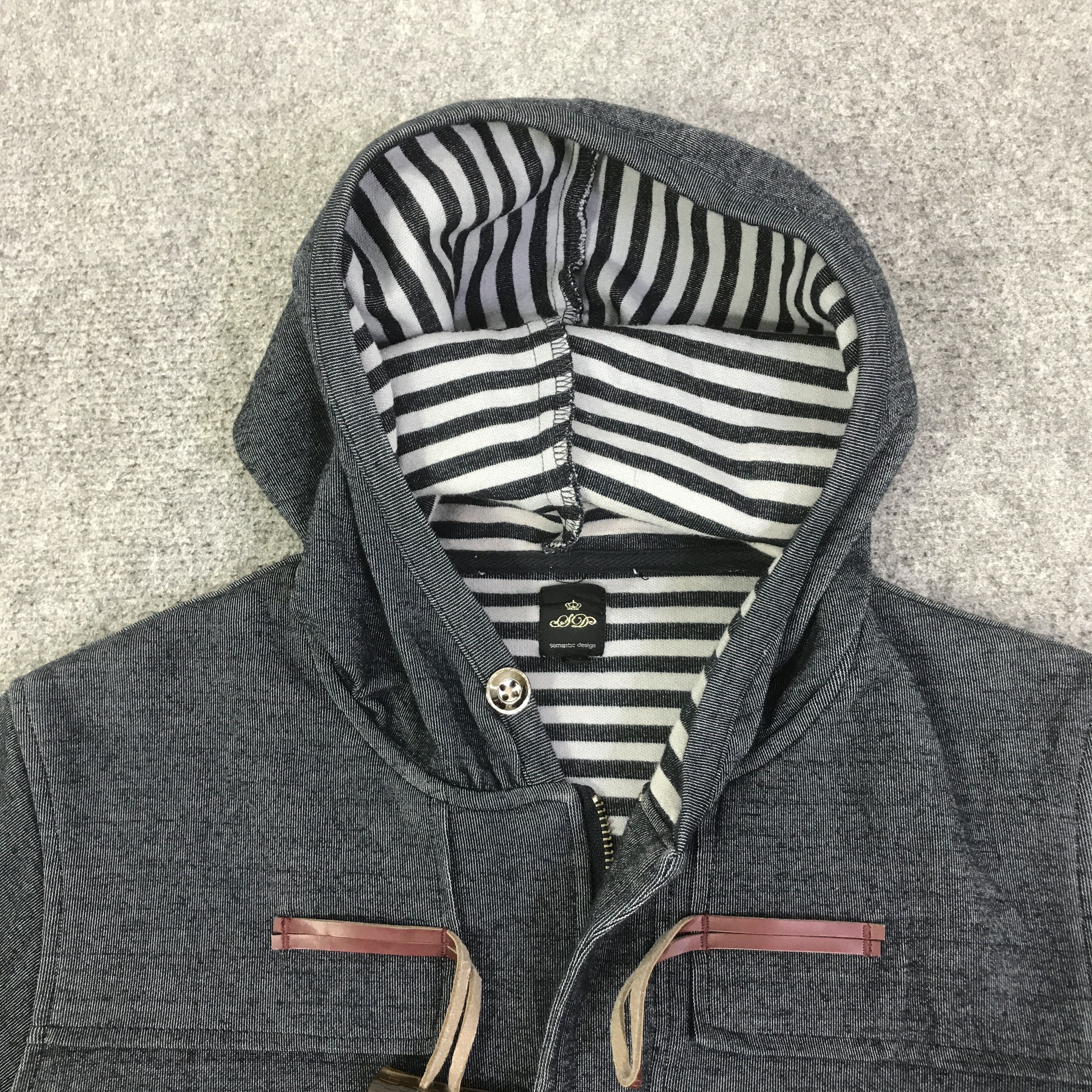 semanticdesign semantic design hoodie zip up jacket K97B16 Size US L / EU 52-54 / 3 - 7 Thumbnail