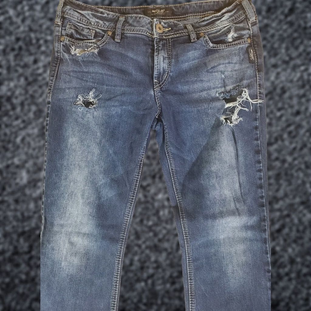 Silver Jeans Co. VINTAGE? No. (But per rules, omit) Size 24" / US 00 / IT 34 - 1 Thumbnail