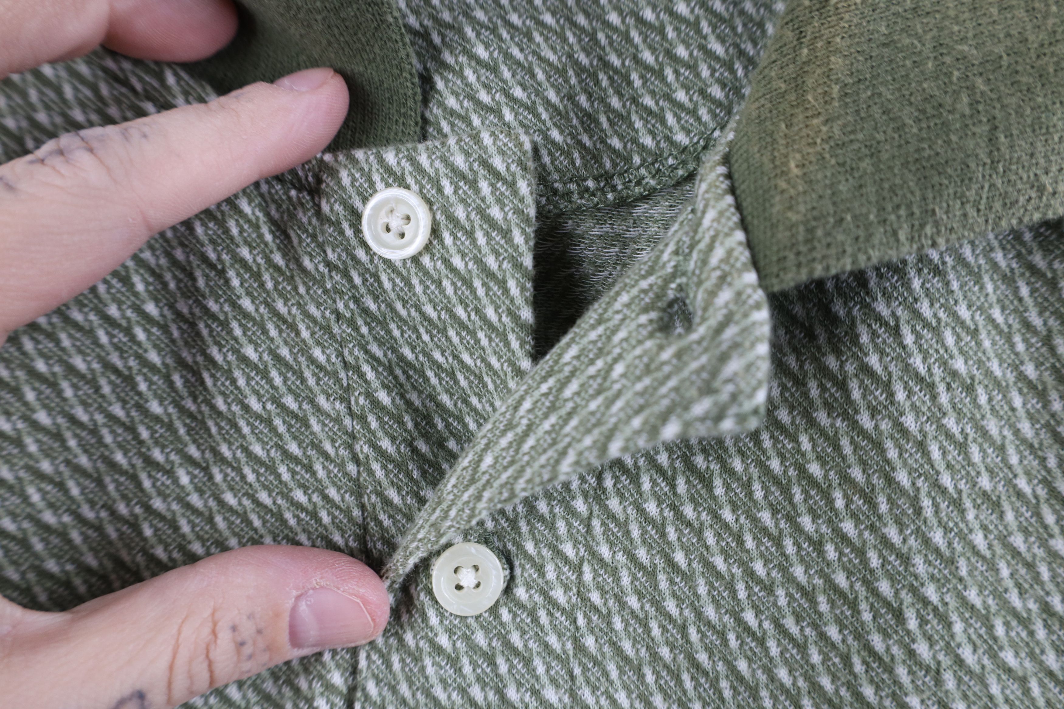 Vintage Vintage 90s Streetwear Knit Collared Golf Polo Shirt Green Size US XL / EU 56 / 4 - 4 Thumbnail