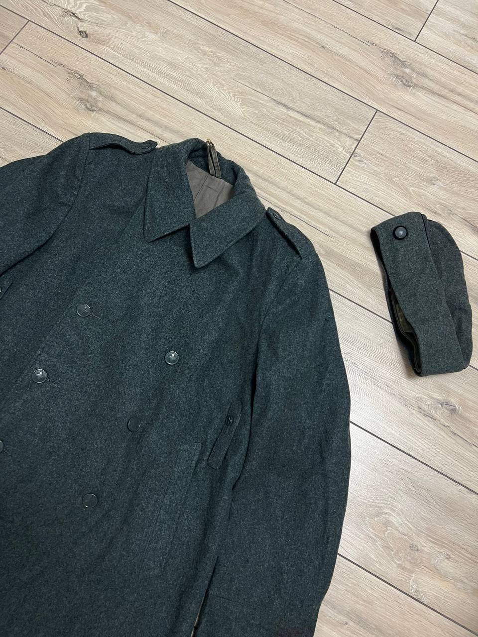 Other Vintage Swiss Army Pea Trench Wool Coat 50 BB Military Rare Size US M / EU 48-50 / 2 - 4 Thumbnail
