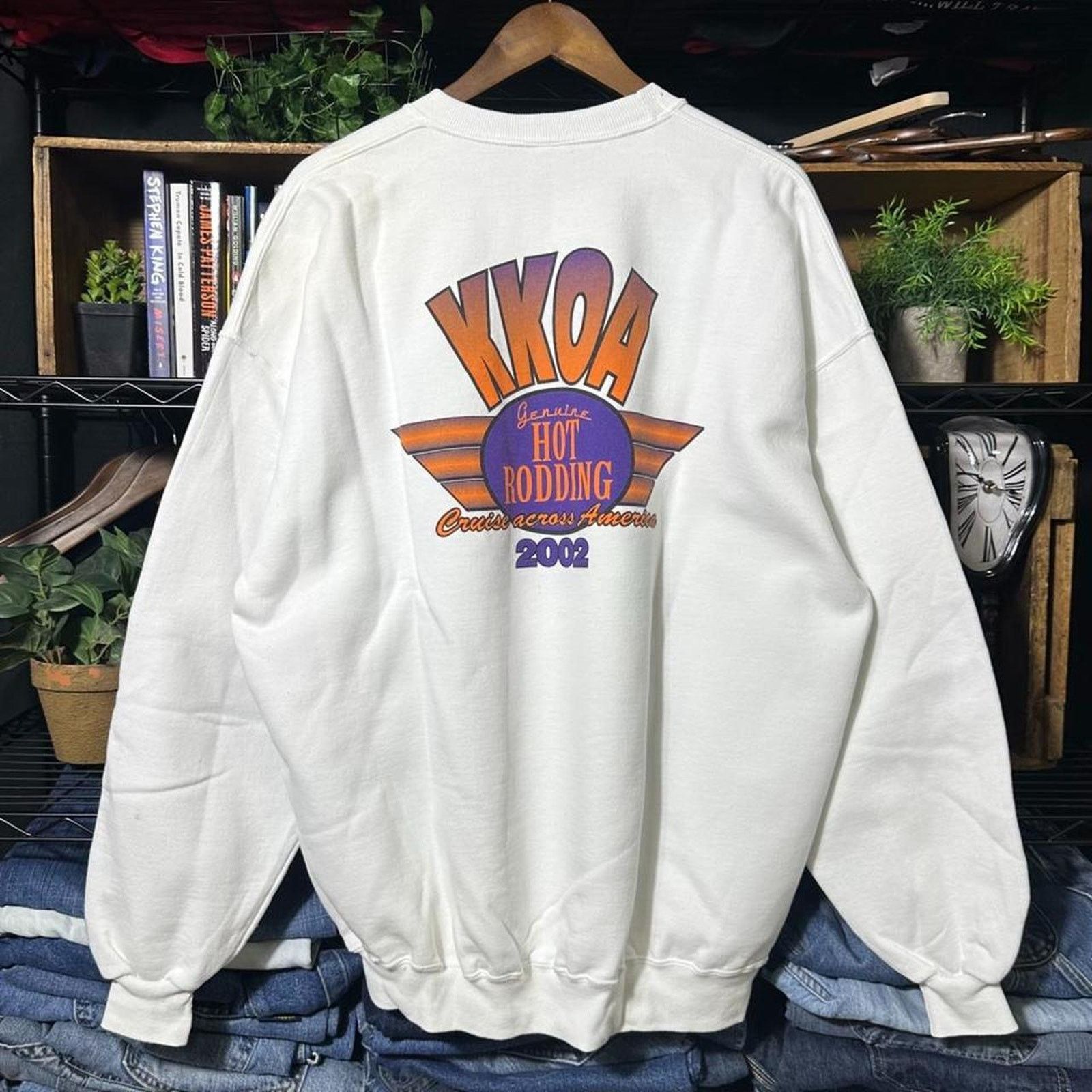 Jerzees Vintage Y2K Blast With The Past Car Show Crewneck Sweatshirt Size US XXL / EU 58 / 5 - 3 Thumbnail