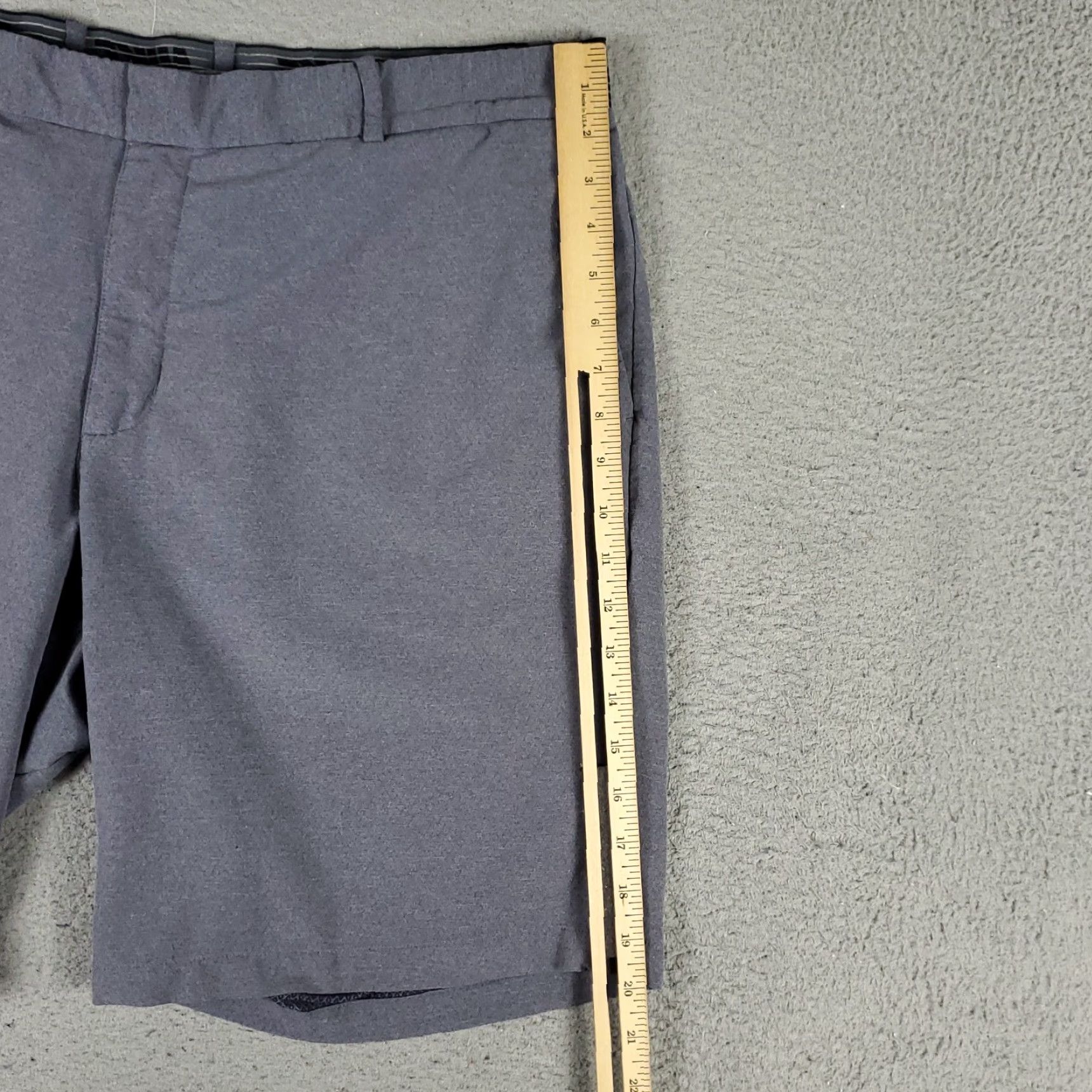 Nike Nike Shorts Mens 40 Blue Dri Fit Flat Front Chino Casual Golf Swoosh Polyester Size US 40 / EU 56 - 5 Thumbnail