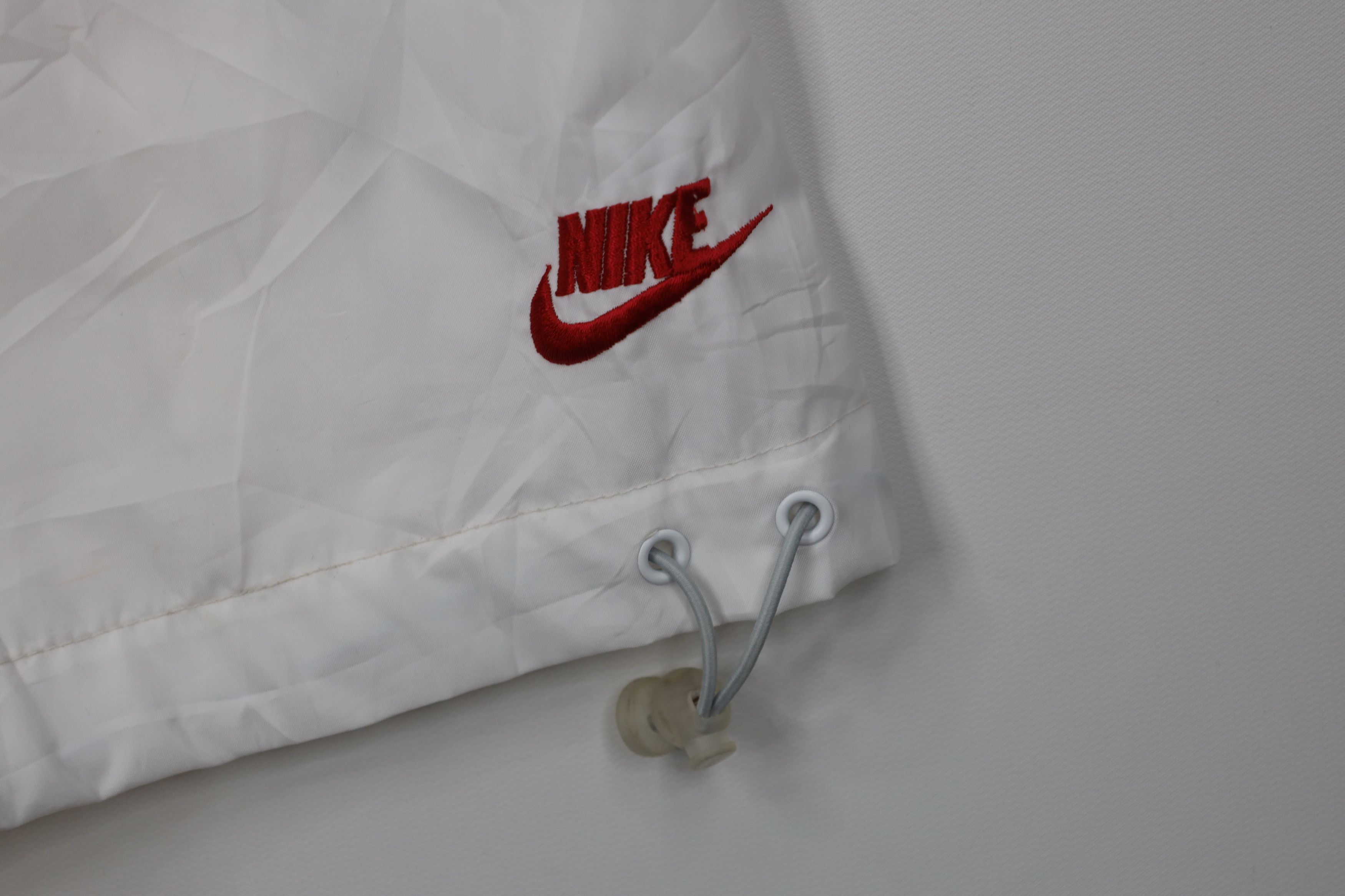 Nike Vintage Y2K Nike Swoosh Wide Leg Windbreaker Pants White Size US 36 / EU 52 - 5 Thumbnail