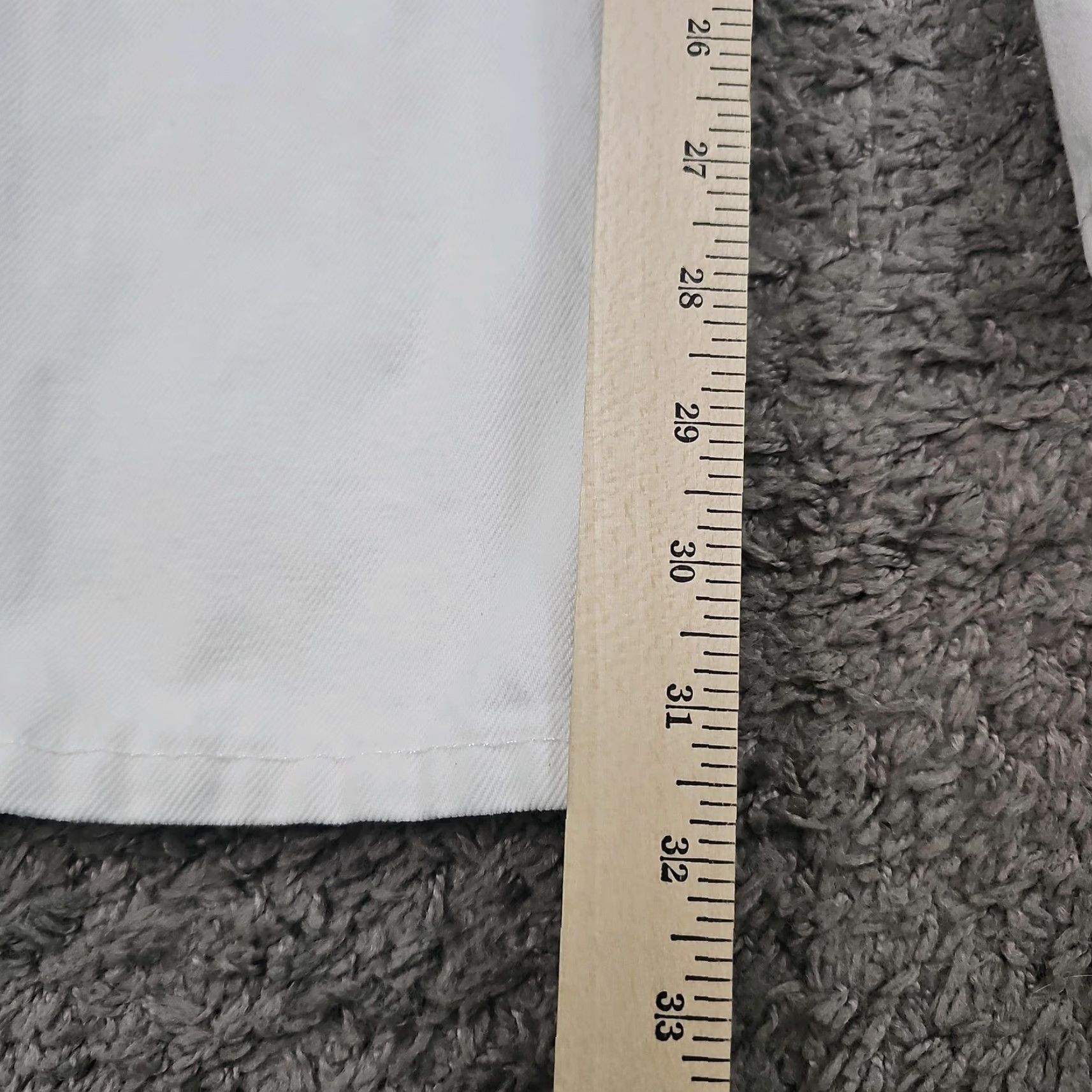 RE/DONE VINTAGE Re/done Jeans Women 26 White High Rise Straight 90s Relaxed Denim Cotton Size 26" / US 2 / IT 38 - 6 Thumbnail