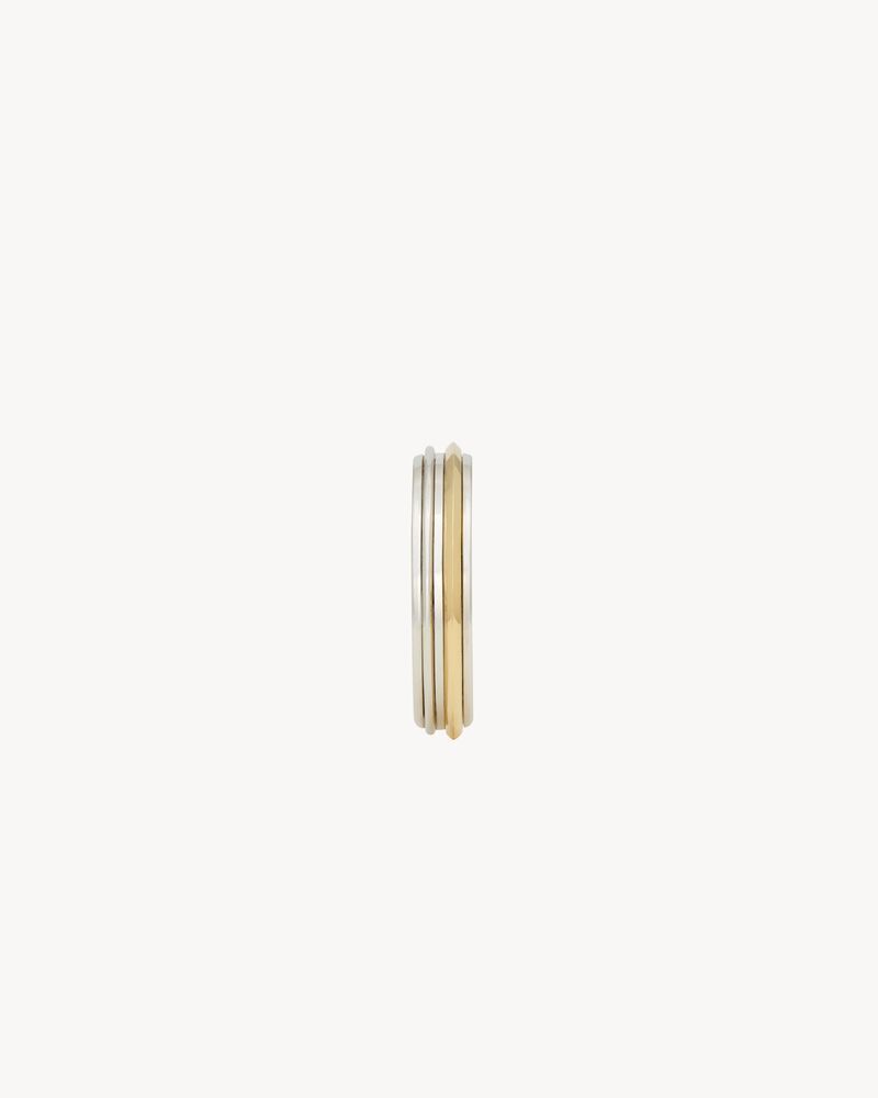 Saint Laurent Paris o1s1wg110126 812936 Size: OS / Double Bridge Cuff Bracelet Size ONE SIZE - 5 Thumbnail