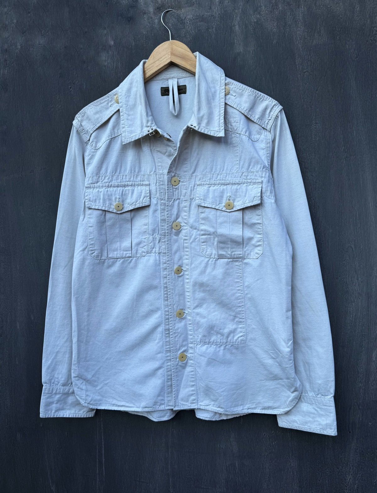Nigel Cabourn Nigel cabourn military shirt size 50 made in japan Size US L / EU 52-54 / 3 - 1 Thumbnail