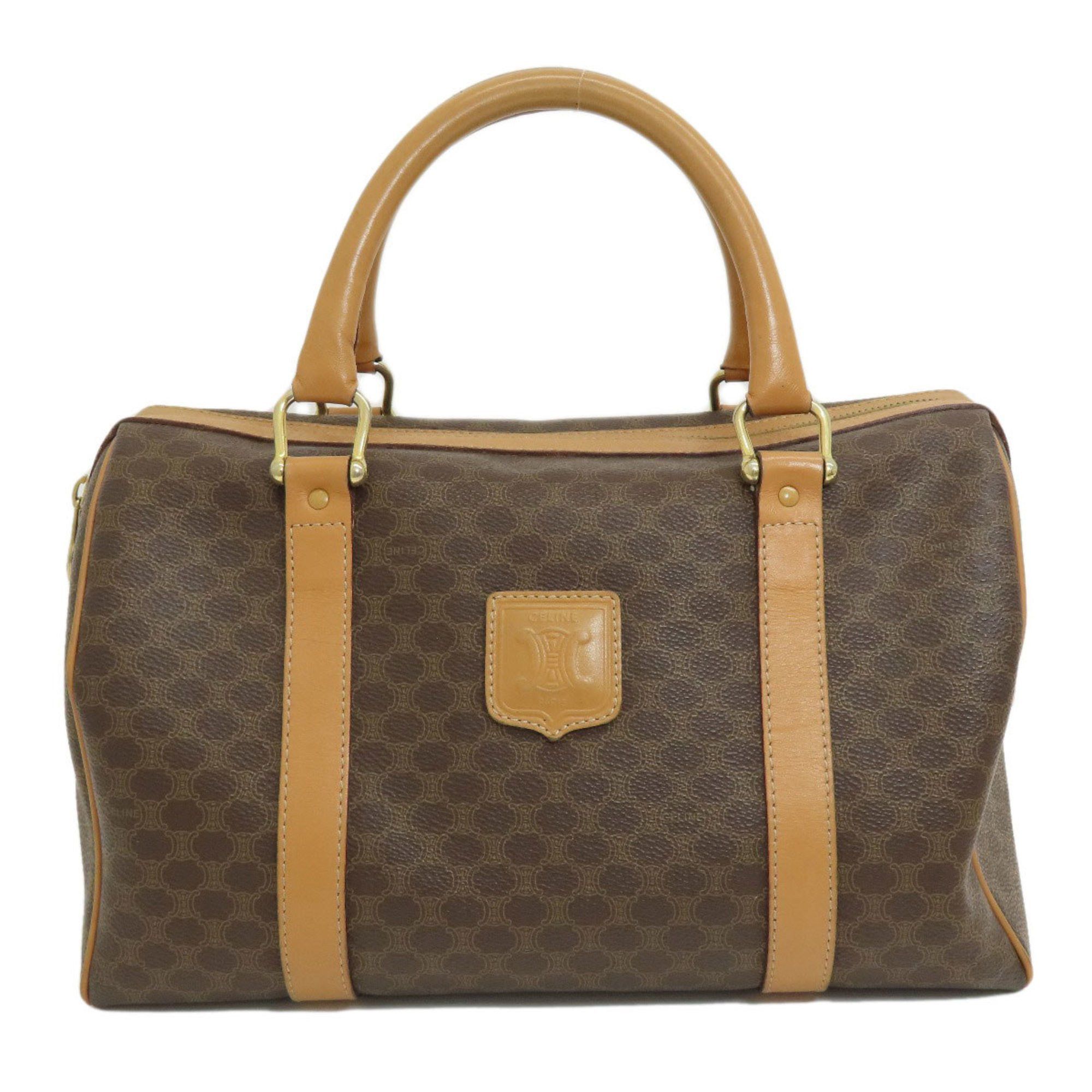 image of Celine Macadam Pattern Handbag Pvc Women's Celine in Brown