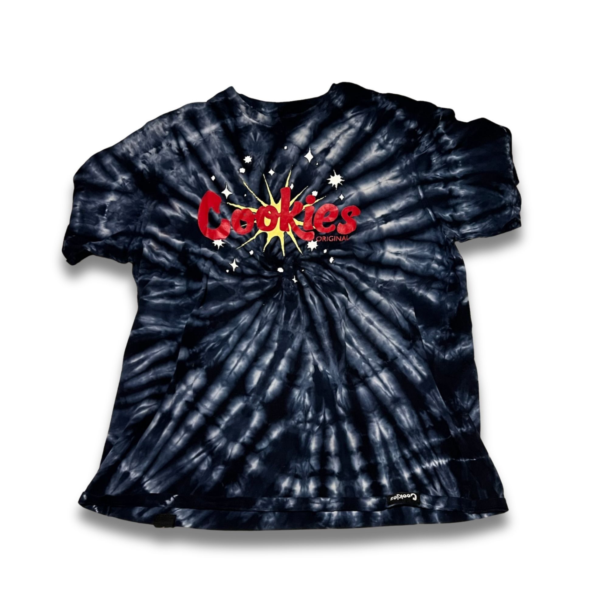 Cookies Cookies SF Original Tie-Dye T-Shirt With Logo Design Black & Size US S / EU 44-46 / 1 - 2 Thumbnail