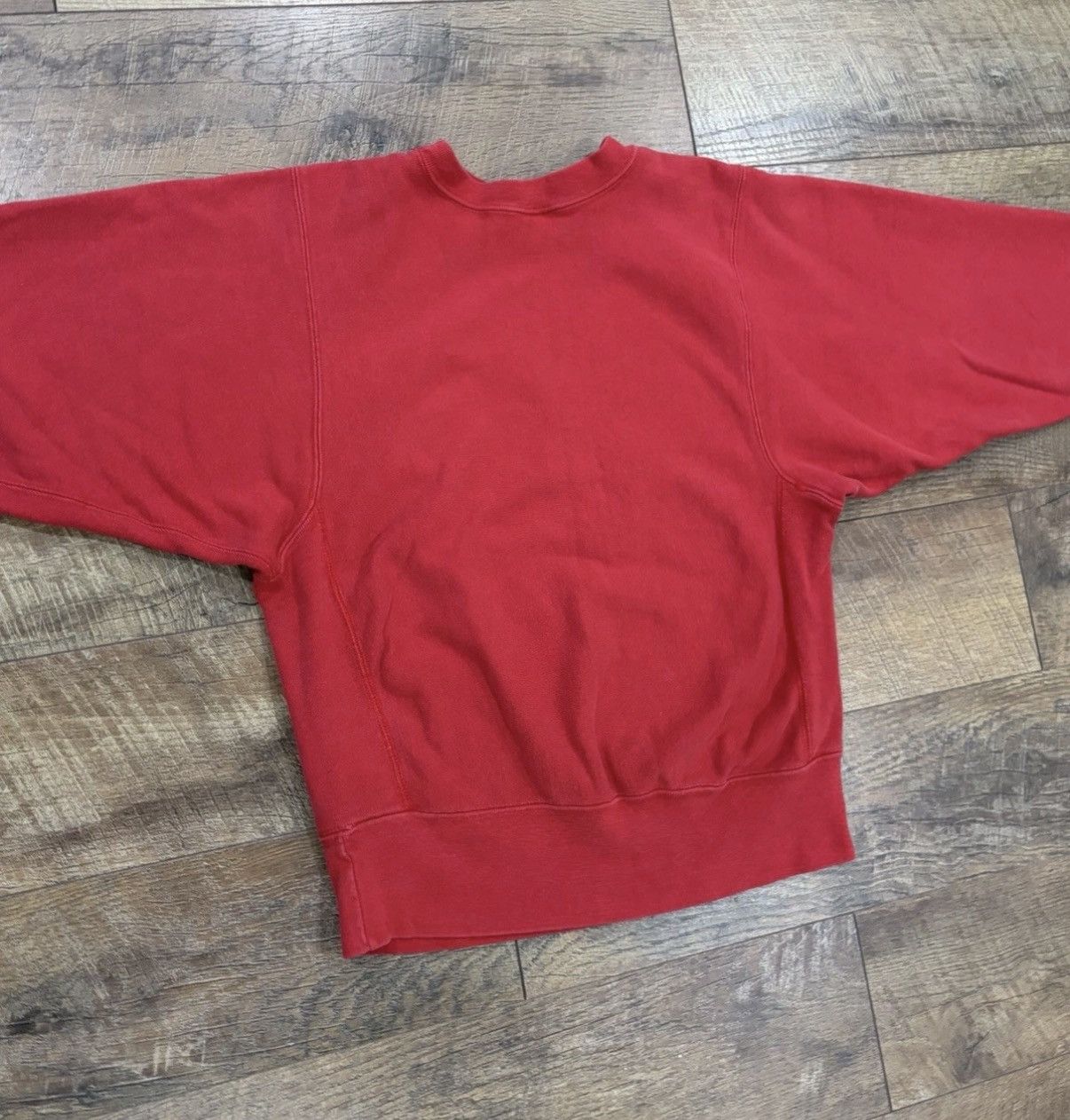 Champion VTG 80s Champion Reverse Weave Wisconsin Crewneck Red Medium Size US M / EU 48-50 / 2 - 7 Thumbnail