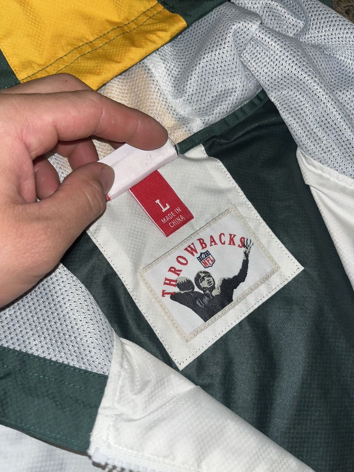 Mitchell & Ness Mitchell & Ness Throwbacks Green bay Packers windbreaker Size US L / EU 52-54 / 3 - 4 Thumbnail