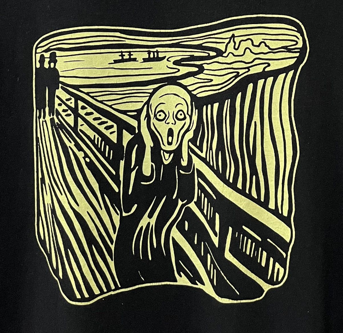 Vintage VINTAGE 00s EDVARD MUNCH THE SCREAM MUSEUM AOP ART TSHIRT Size US L / EU 52-54 / 3 - 4 Thumbnail