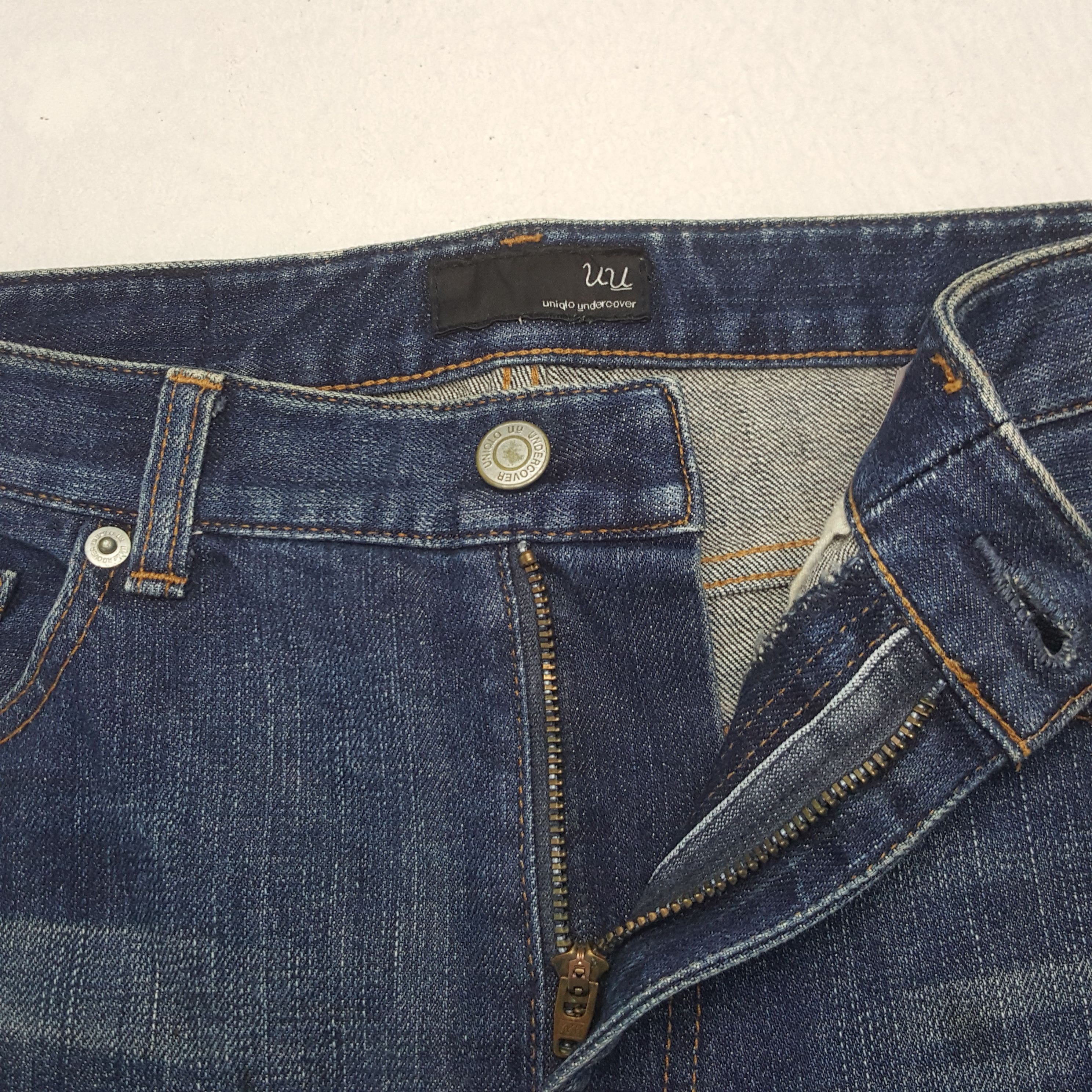 Undercover × Uniqlo × Vintage Vintage Uniqlo Undercover Japanese Brand Denim Jeans c280N4 Size US 30 / EU 46 - 7 Thumbnail