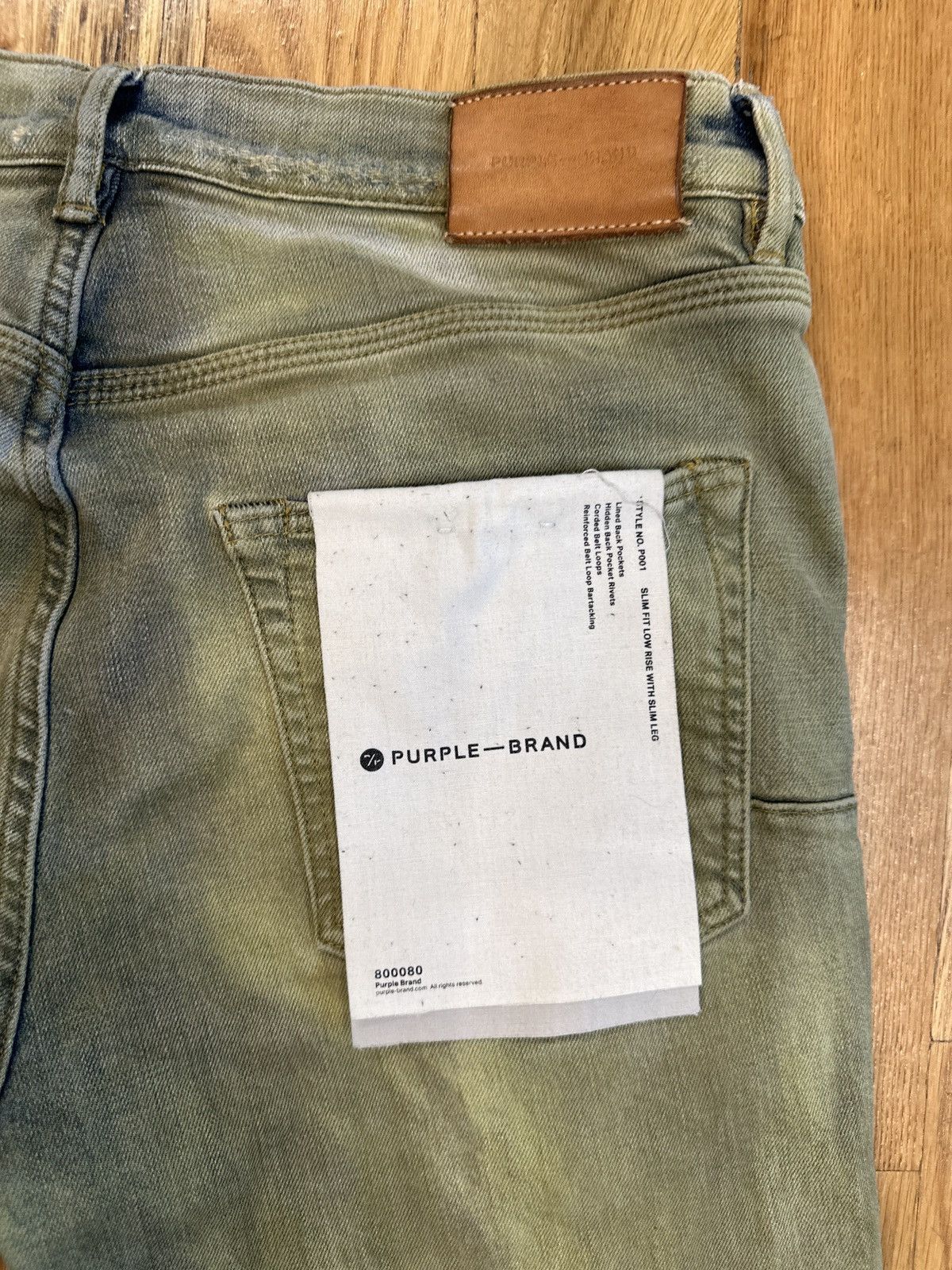 Purple Brand Purple Brand Dirty Washed Blue Denim Jeans Size 32 Size US 32 / EU 48 - 4 Thumbnail