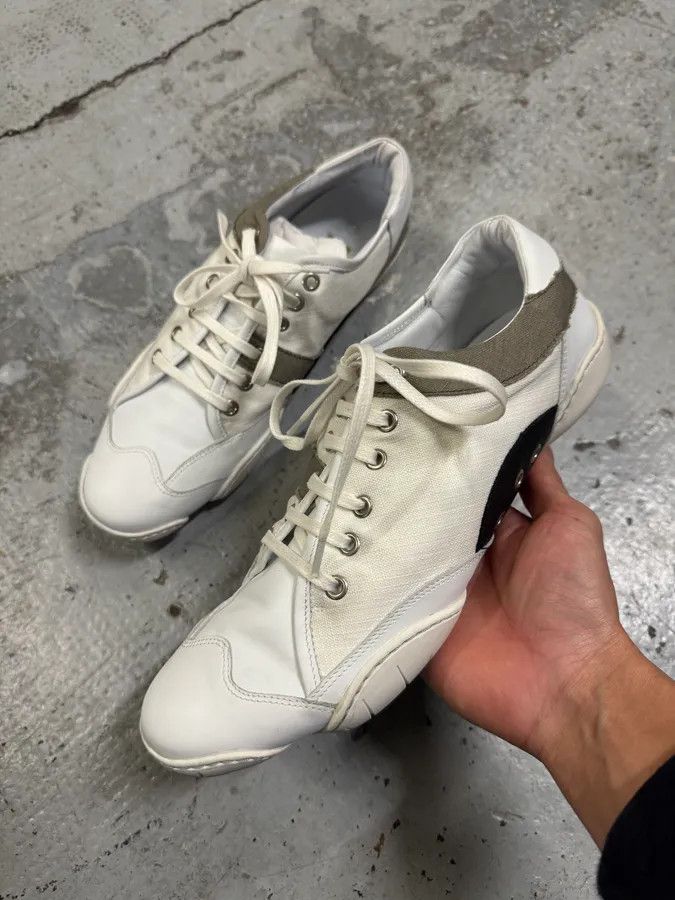 Marithe + Francois Girbaud Marithé François Girbaud Wash White Low Top Sneakers Size US 8 / EU 41 - 1 Thumbnail