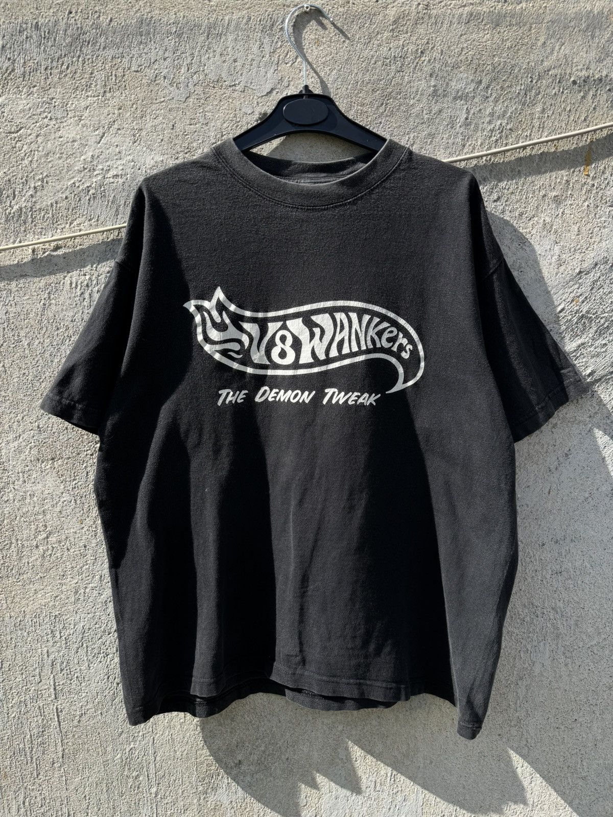 Vintage V8 Wankers Punk Washed Boxy Tees Japanese 90s Grunge