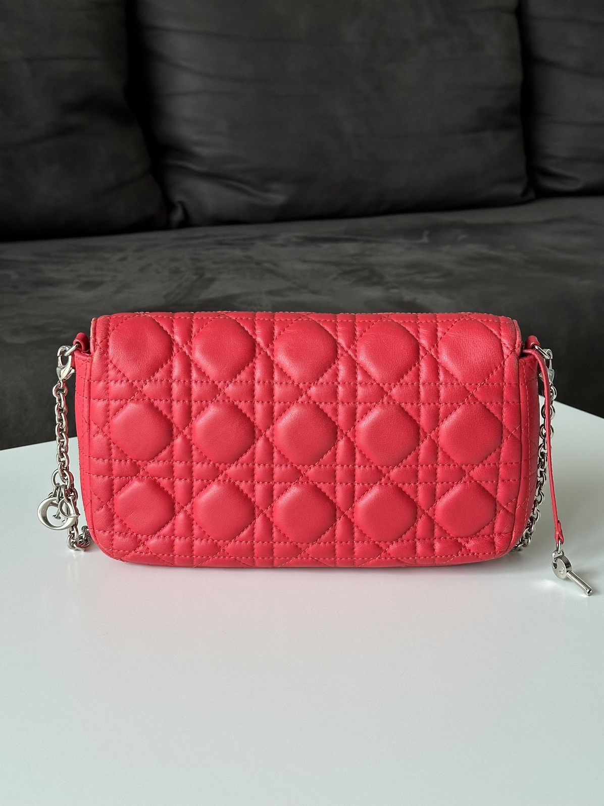 Christian Dior Monsieur DIOR Cannage Miss Dior Promenade Hot Pink Crossbody Bag Size ONE SIZE - 2 Thumbnail