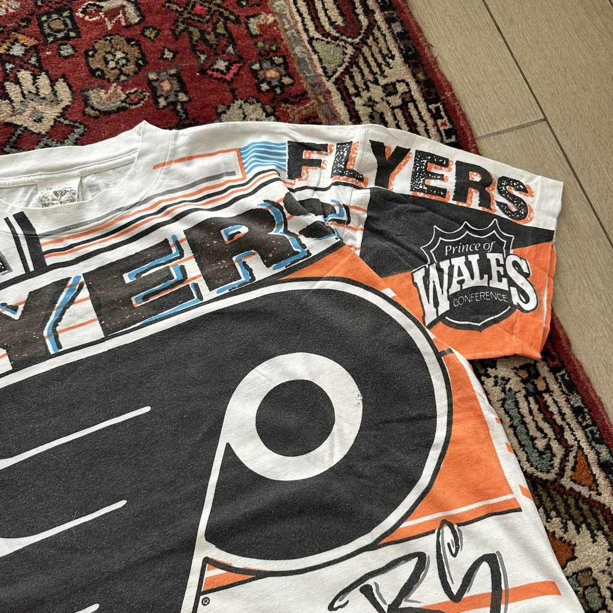 Vintage Vintage 1992 Philadelphia Flyers All Over Print Tee XL NHL Size US XL / EU 56 / 4 - 5 Thumbnail