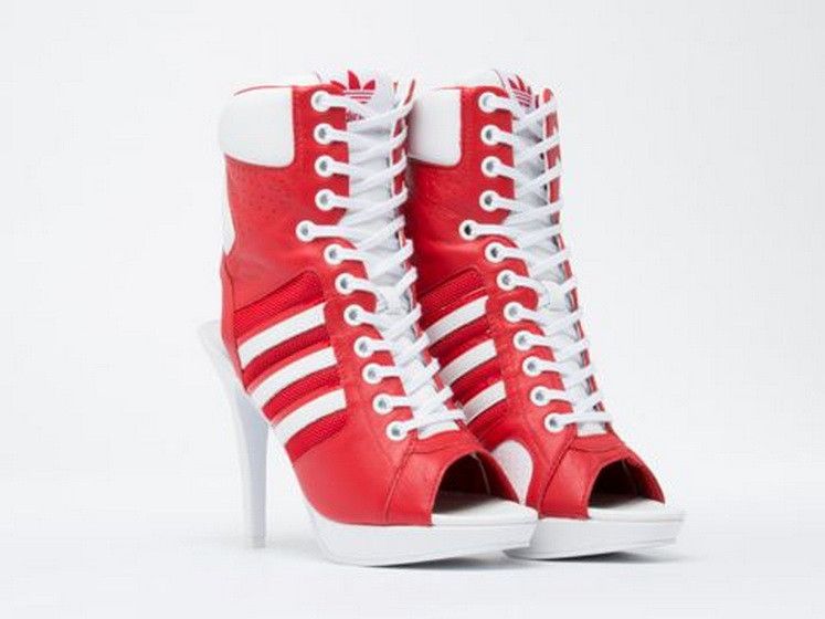 Adidas × Jeremy Scott Adidas Jeremy Scott HIGH HEEL BOOTS, WOMENS shoes 5,5 D65702 Size US 5.5 / IT 35.5 - 10 Thumbnail