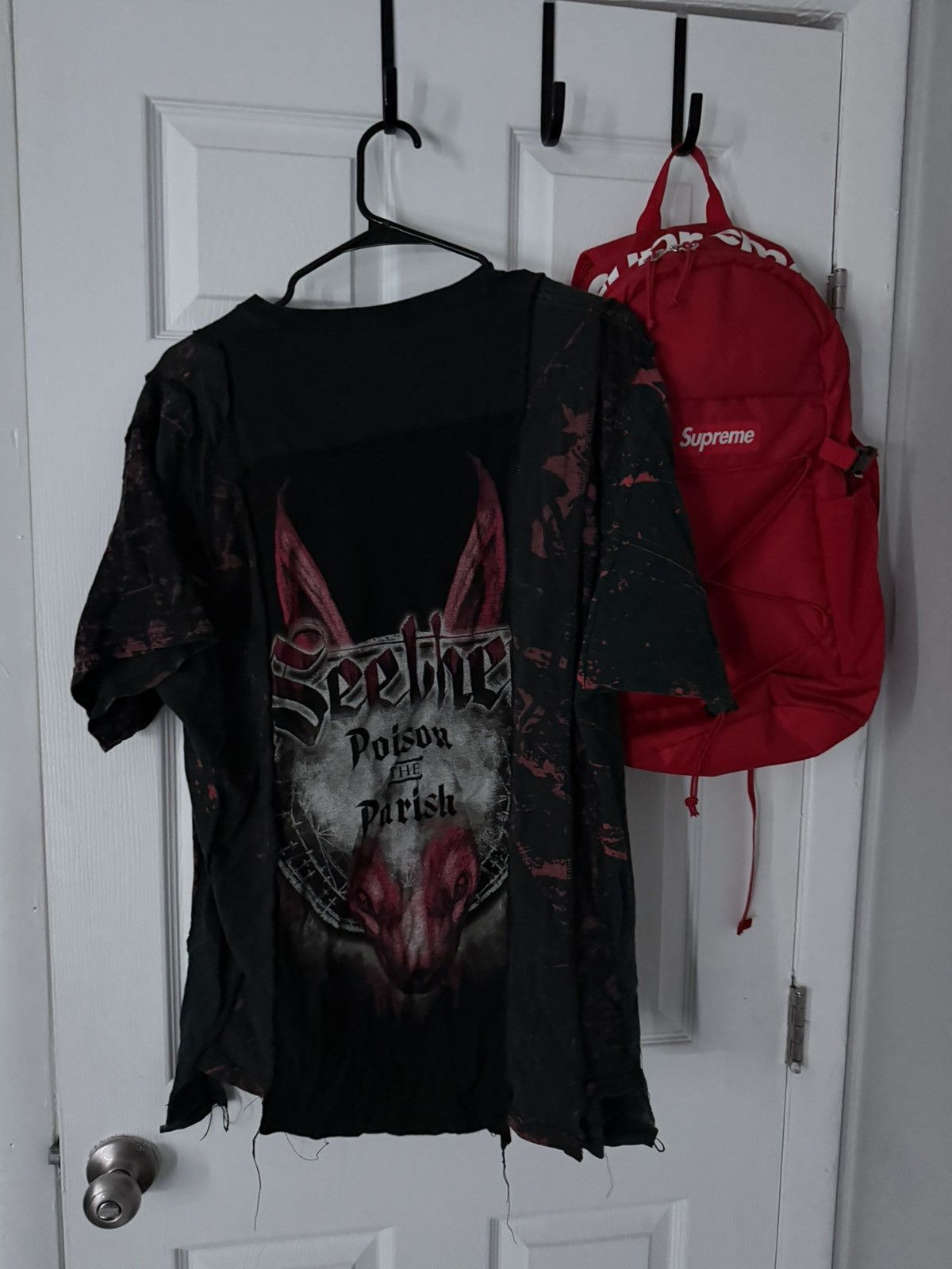 Band Tees Black stitched old band t Size US XL / EU 56 / 4 - 2 Thumbnail