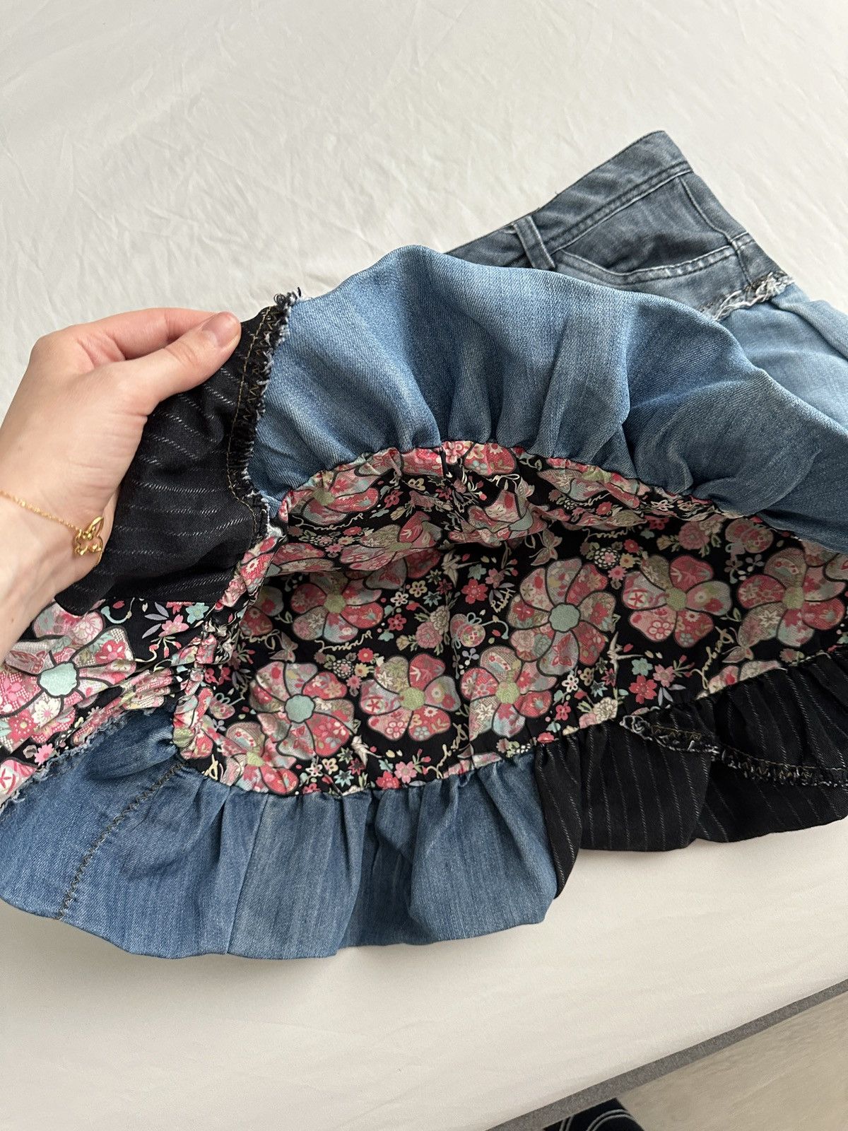 Japanese Brand × Vintage Desigual Unique Mini Skirt Size 30" / US 8 / IT 44 - 10 Thumbnail