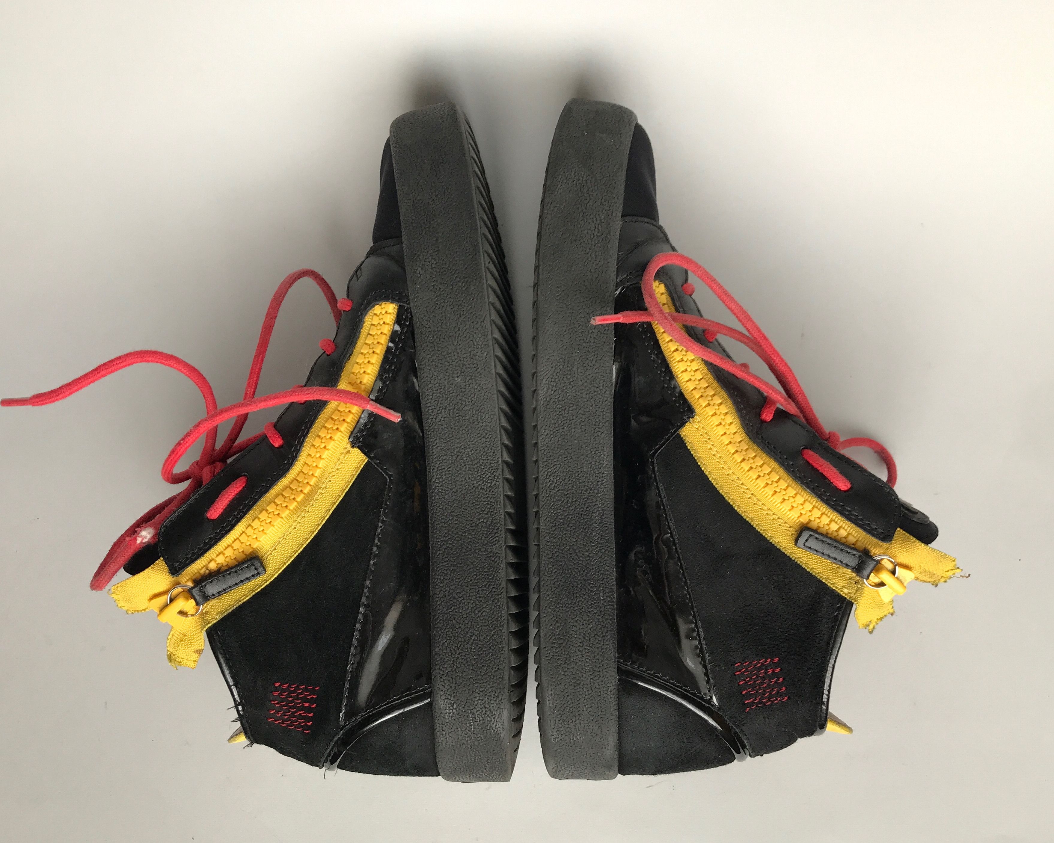Giuseppe Zanotti Final Sale🔥GIUSEPPE ZANOTTI DOUBLE ZIP DECONSTRUCTED SNEAKER Size US 8 / EU 41 - 5 Thumbnail