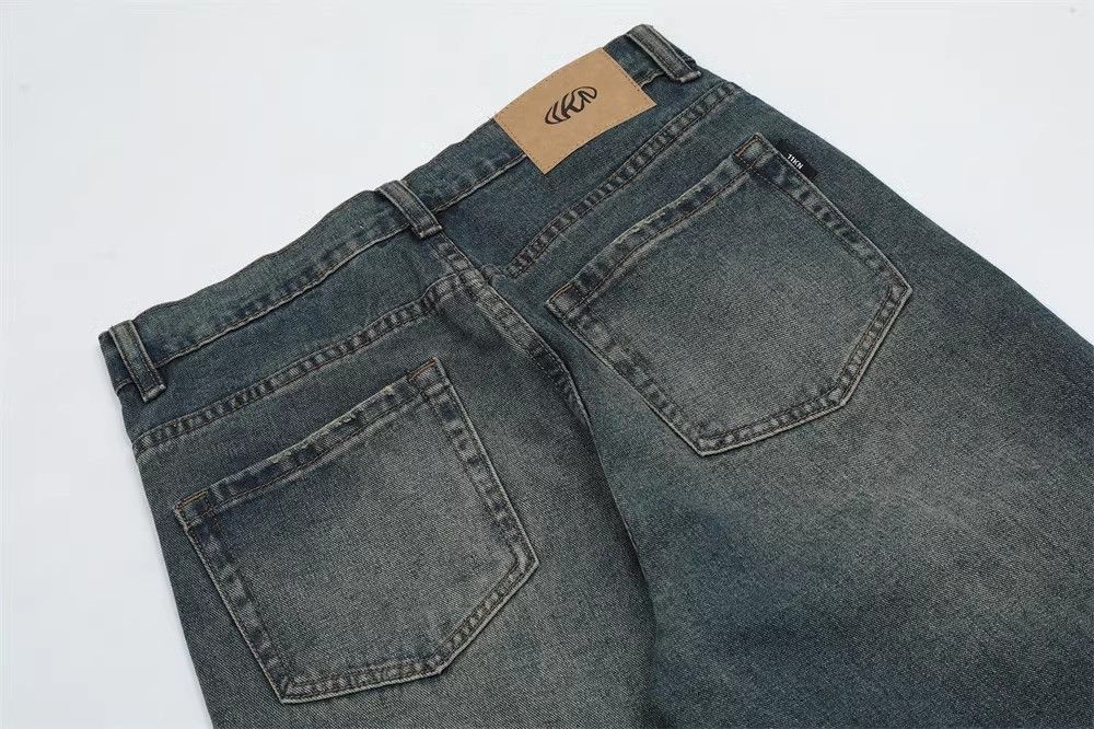 Japanese Brand × Jean Classic washed distressed loose casual jeans Size US 34 / EU 50 - 5 Thumbnail