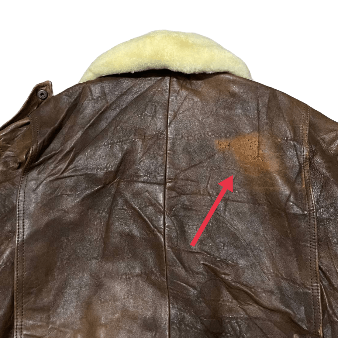 Leather Vintage Luis Alvear Flight Bomber Sheepskin Leather Jacket Size US M / EU 48-50 / 2 - 14 Thumbnail