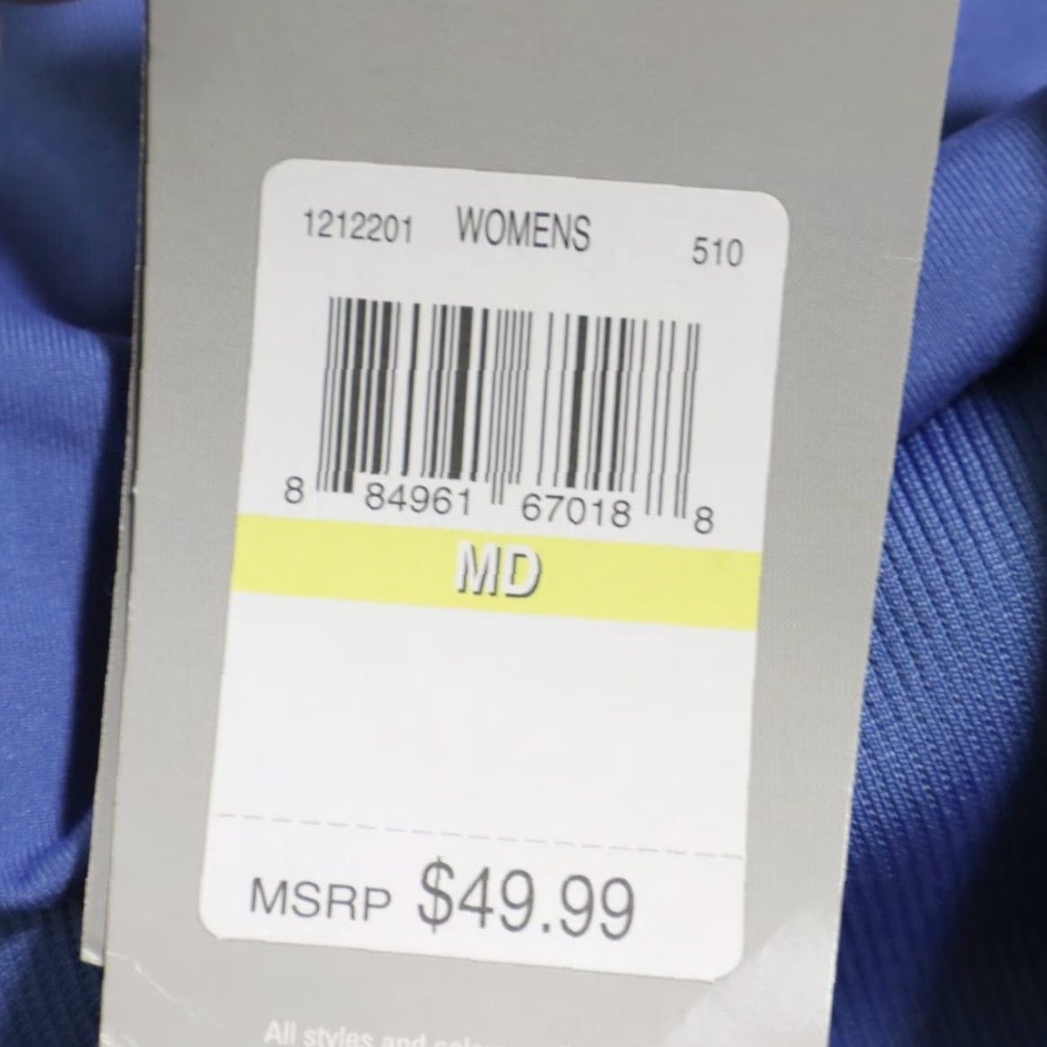 Under Armour Under Armour Sleeveless Wrap Hoodie Blue Women's M Shirt Size M / US 6-8 / IT 42-44 - 5 Thumbnail